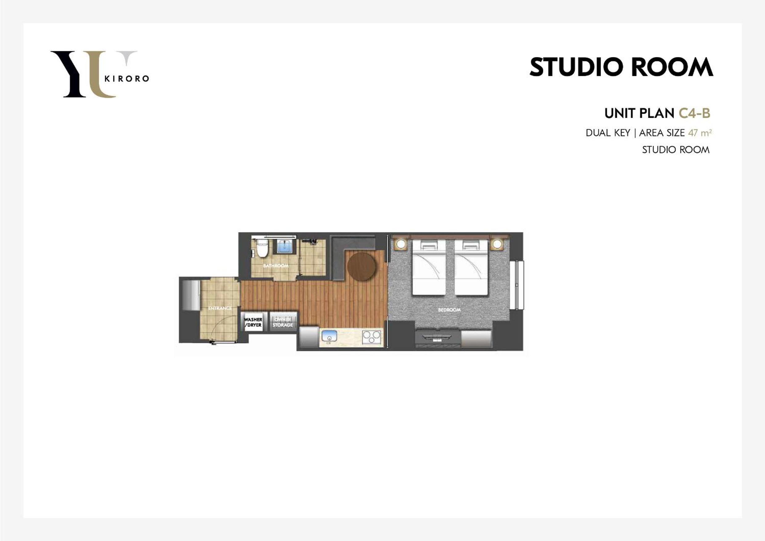 Studio with Mountain View