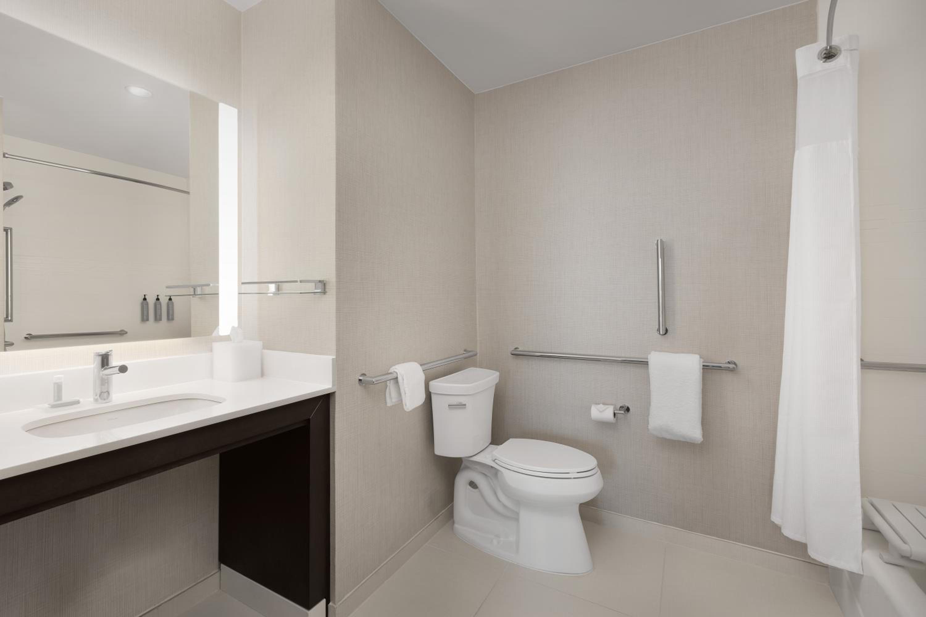 One-Bedroom King Suite with Sofa Bed - Mobility/Hearing Accessible with Tub photo 2