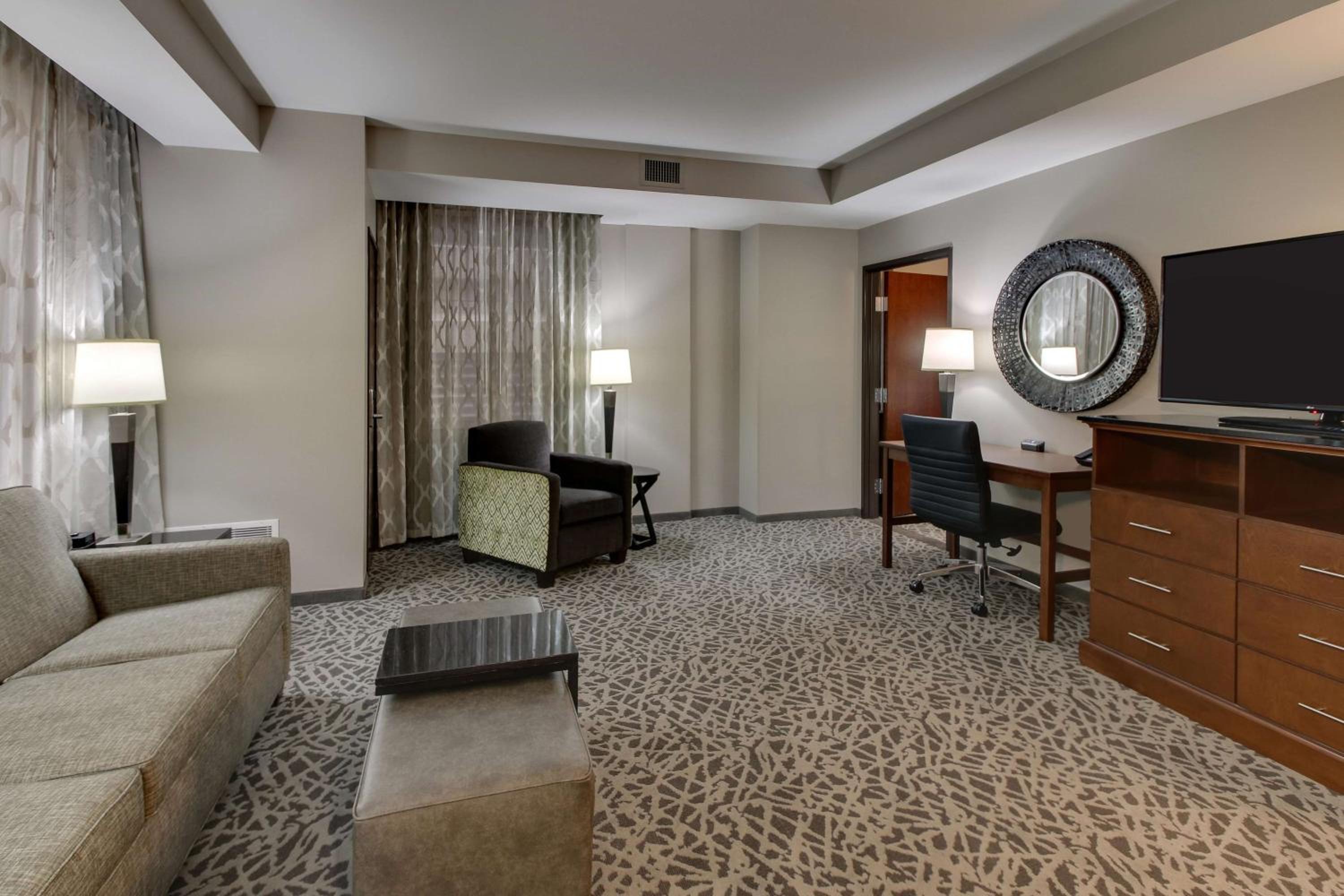 King Suite with Sofa Bed - Hearing Accessible, Roll-in Shower photo 1