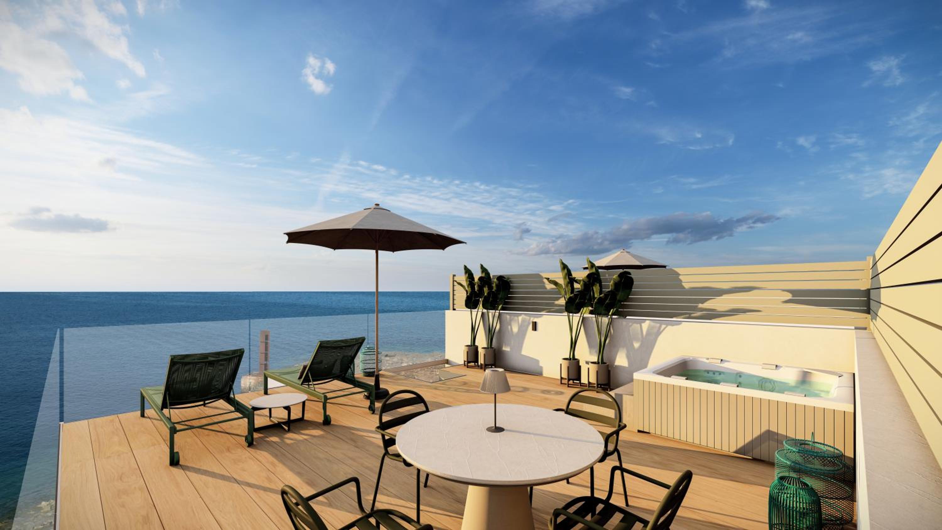Ocean View Suite with Rooftop