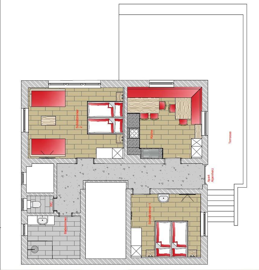 Two-Bedroom Apartment photo 2