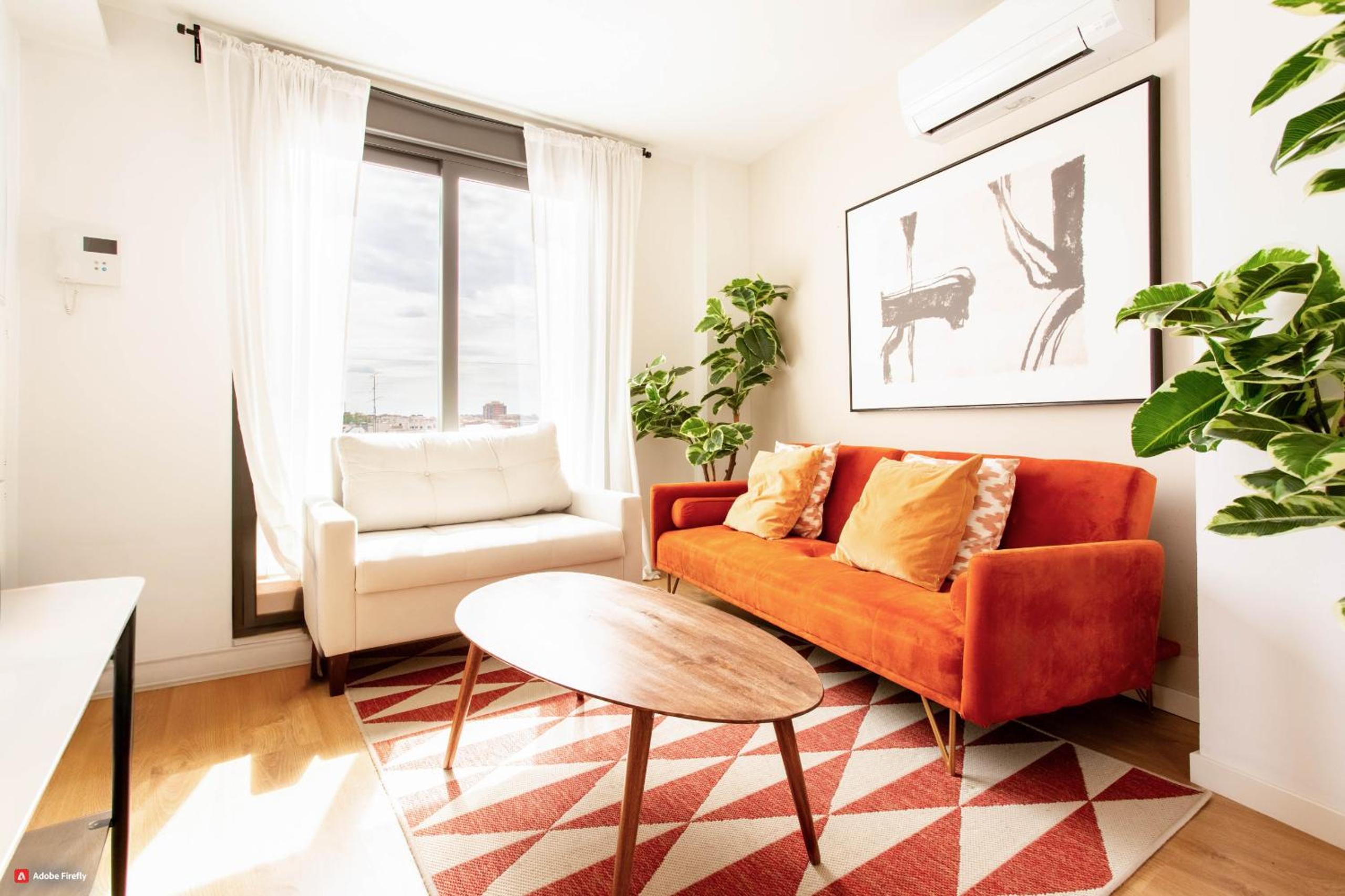 Una habitación con terraza