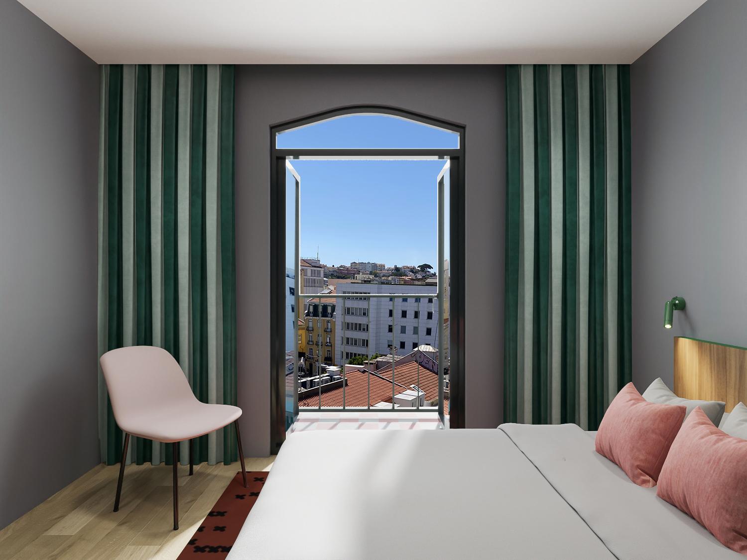 Large Studio With Kitchenette And Balcony