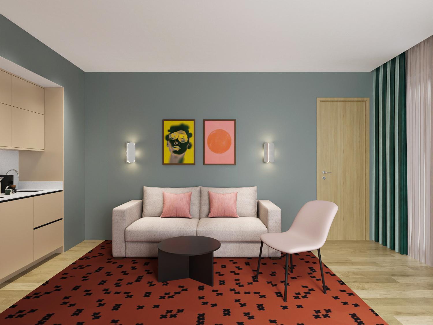Extra Large Studio with Kitchenette and Sofa Bed photo 1