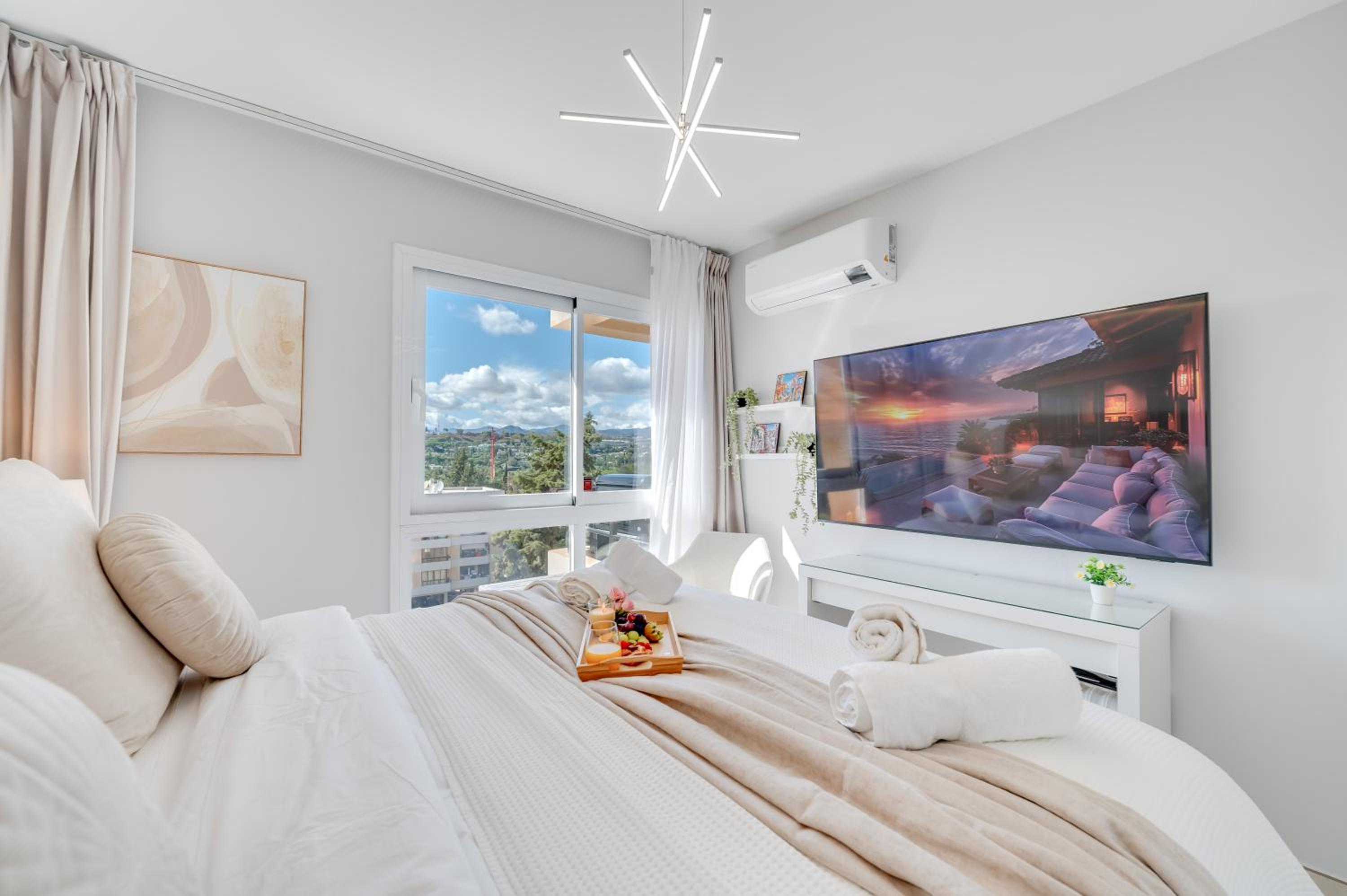 Apartamento de tres habitaciones con vista