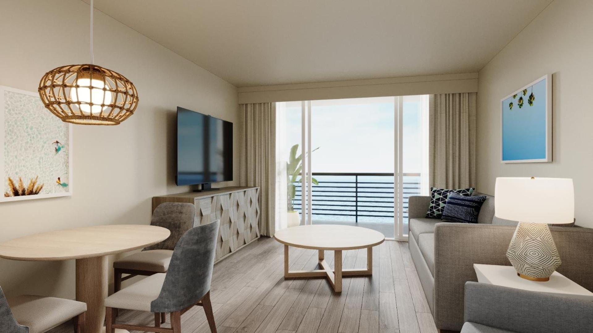Oceanfront Deluxe One Bedroom Double Suite 		 photo 1
