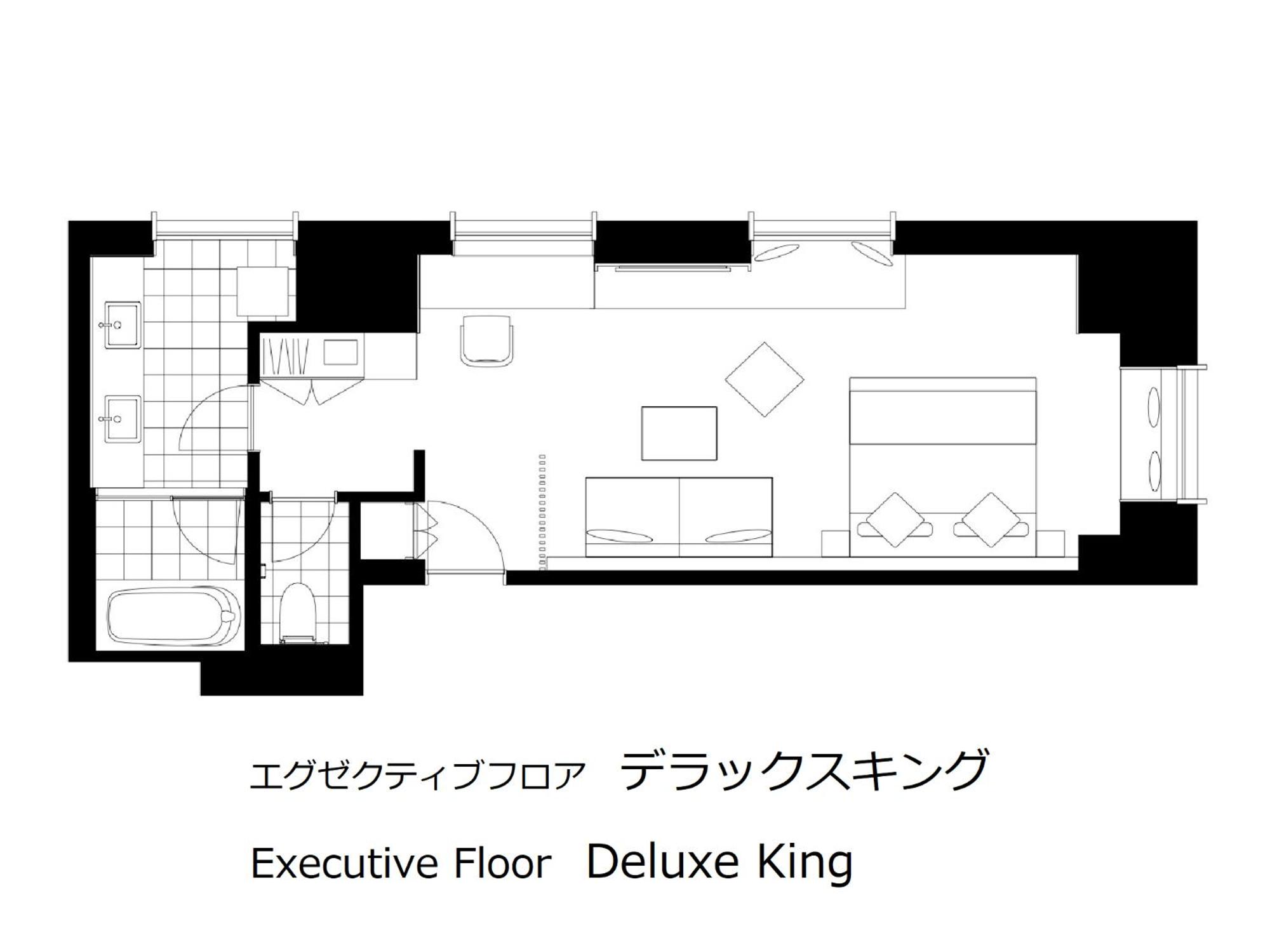Executive Floor Deluxe King Room 38F with Lounge Access photo 1