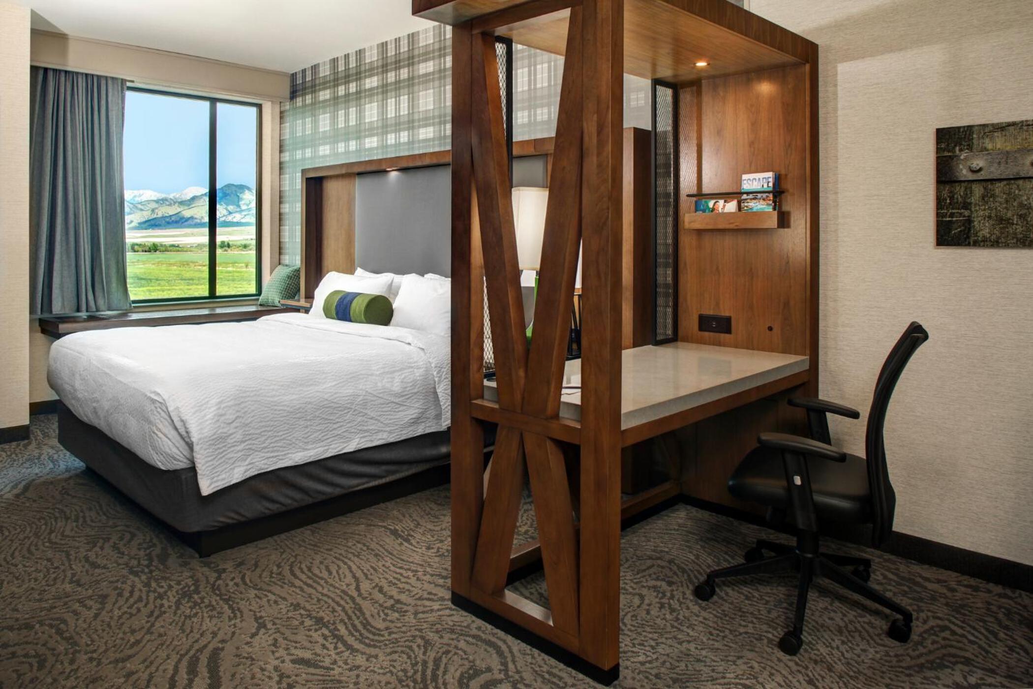 King Suite with Sofa Bed and Roll-in Shower - Mobility and Hearing Accessible