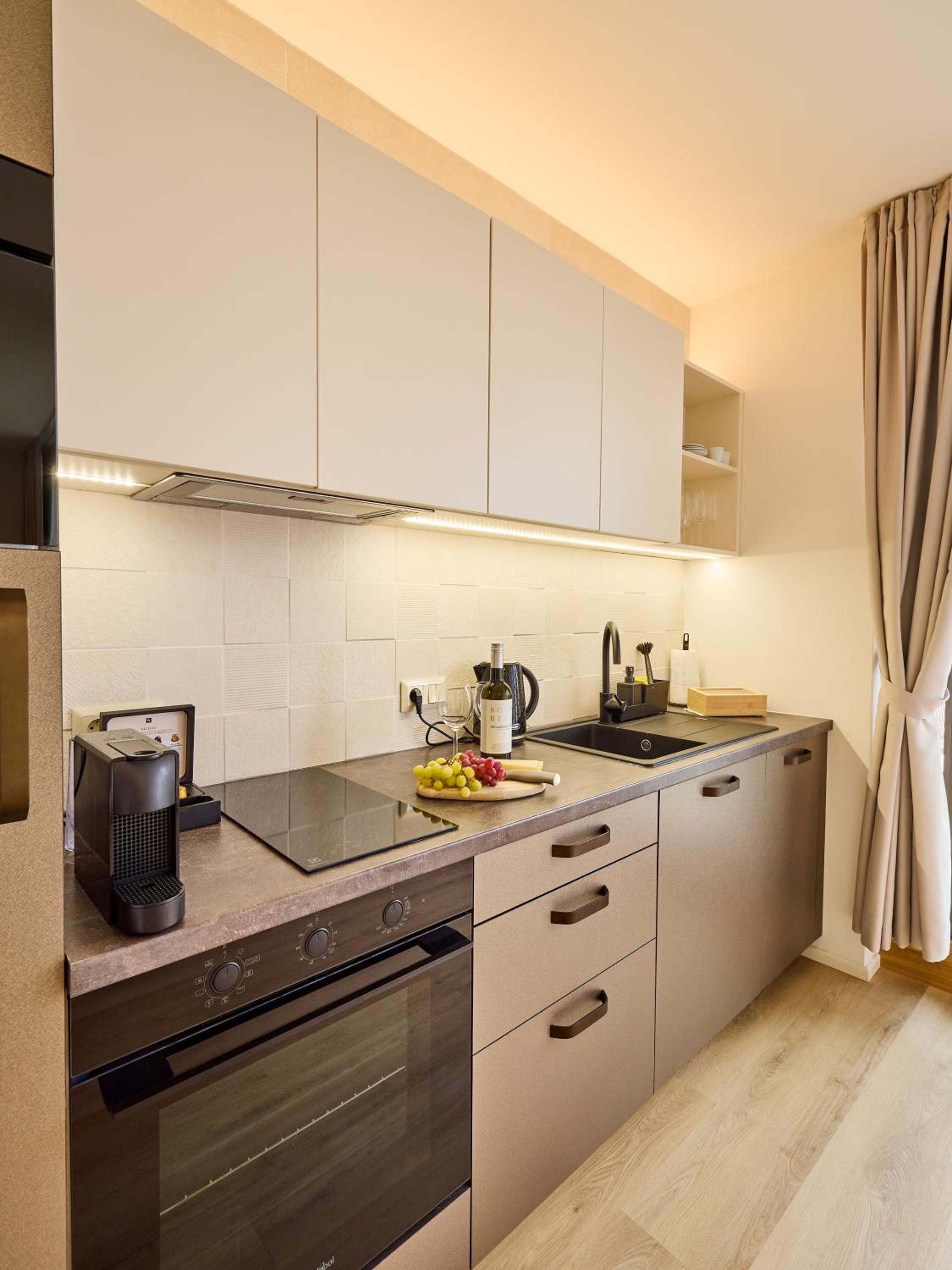 One-Bedroom Apartment with Balcony and Water View photo 3