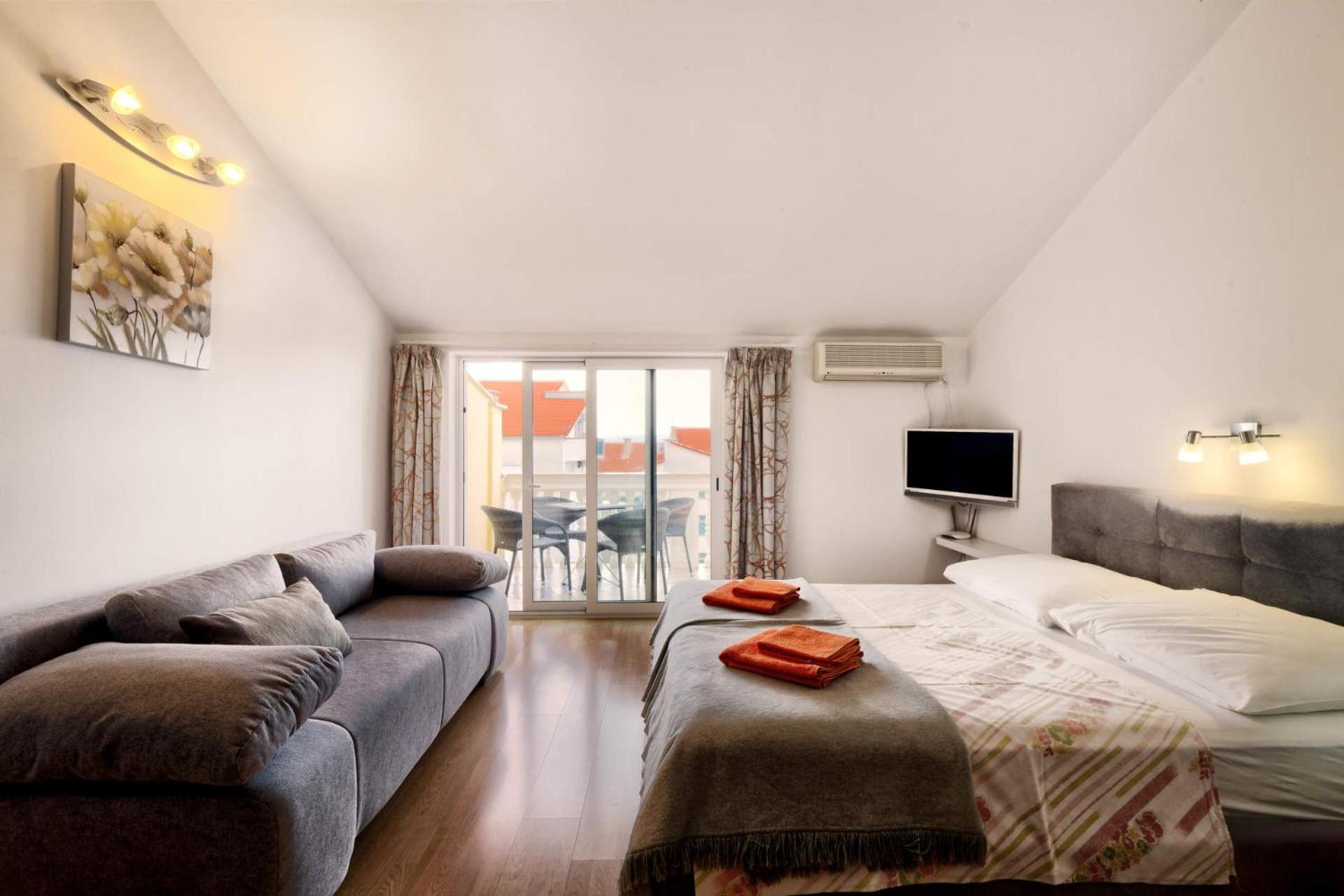Studio with Balcony