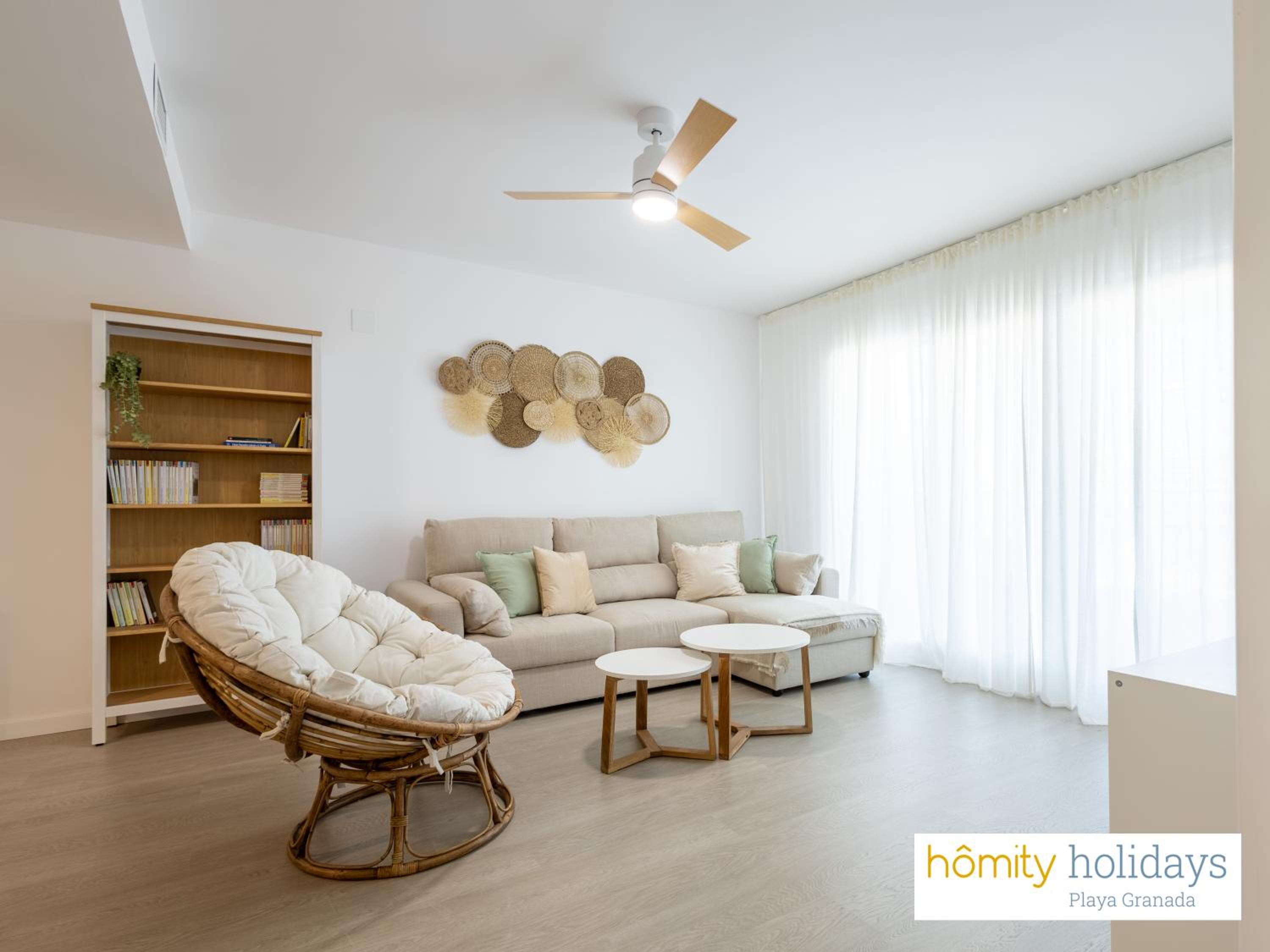 Apartamento de tres habitaciones con vista a la montaña