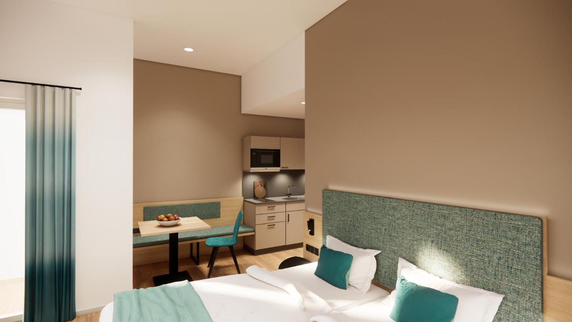 Double or Twin Room Comfort with Kitchen and Lake View photo 1