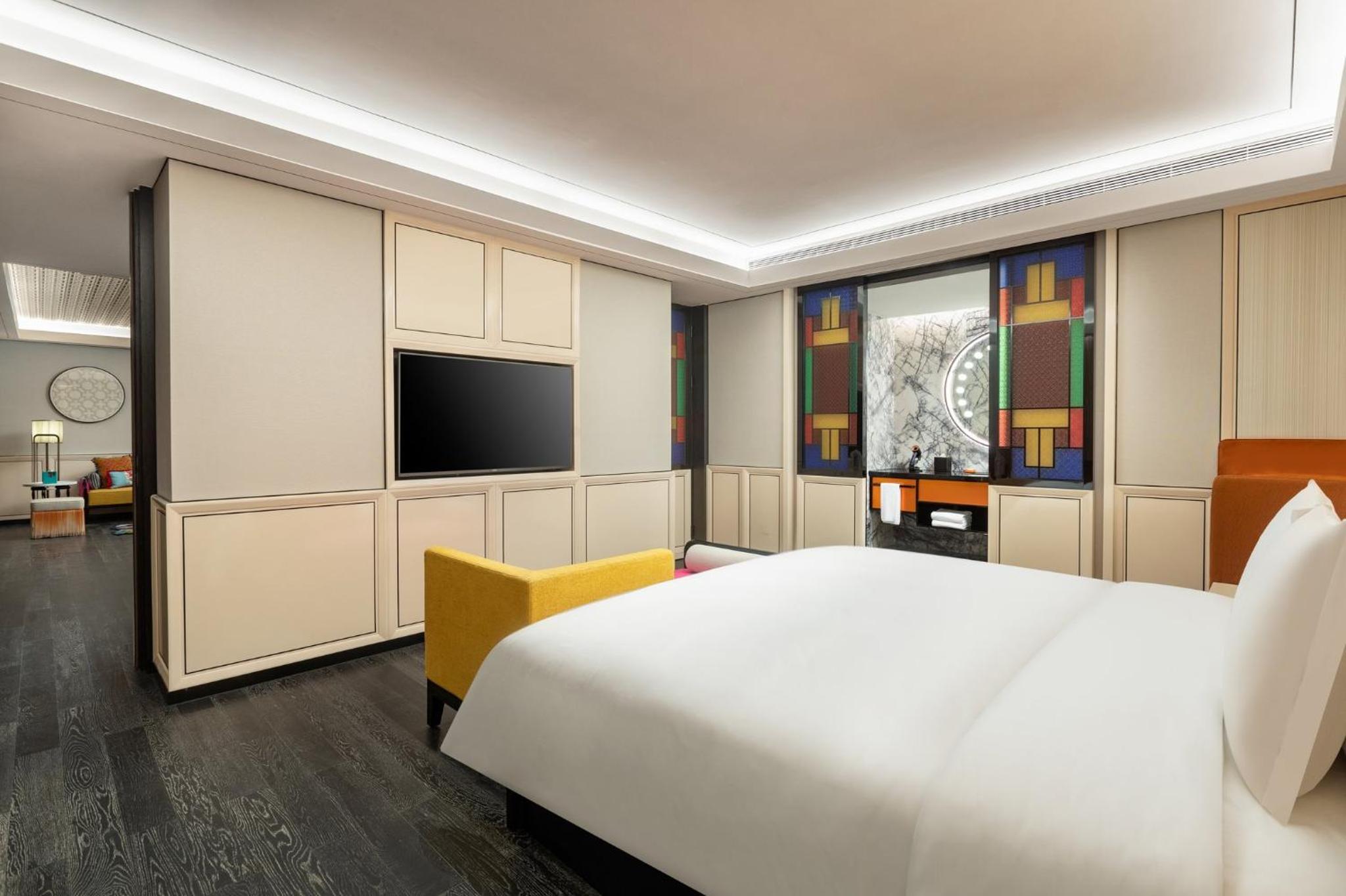 One-Bedroom King Suite with Terrace and Tower View