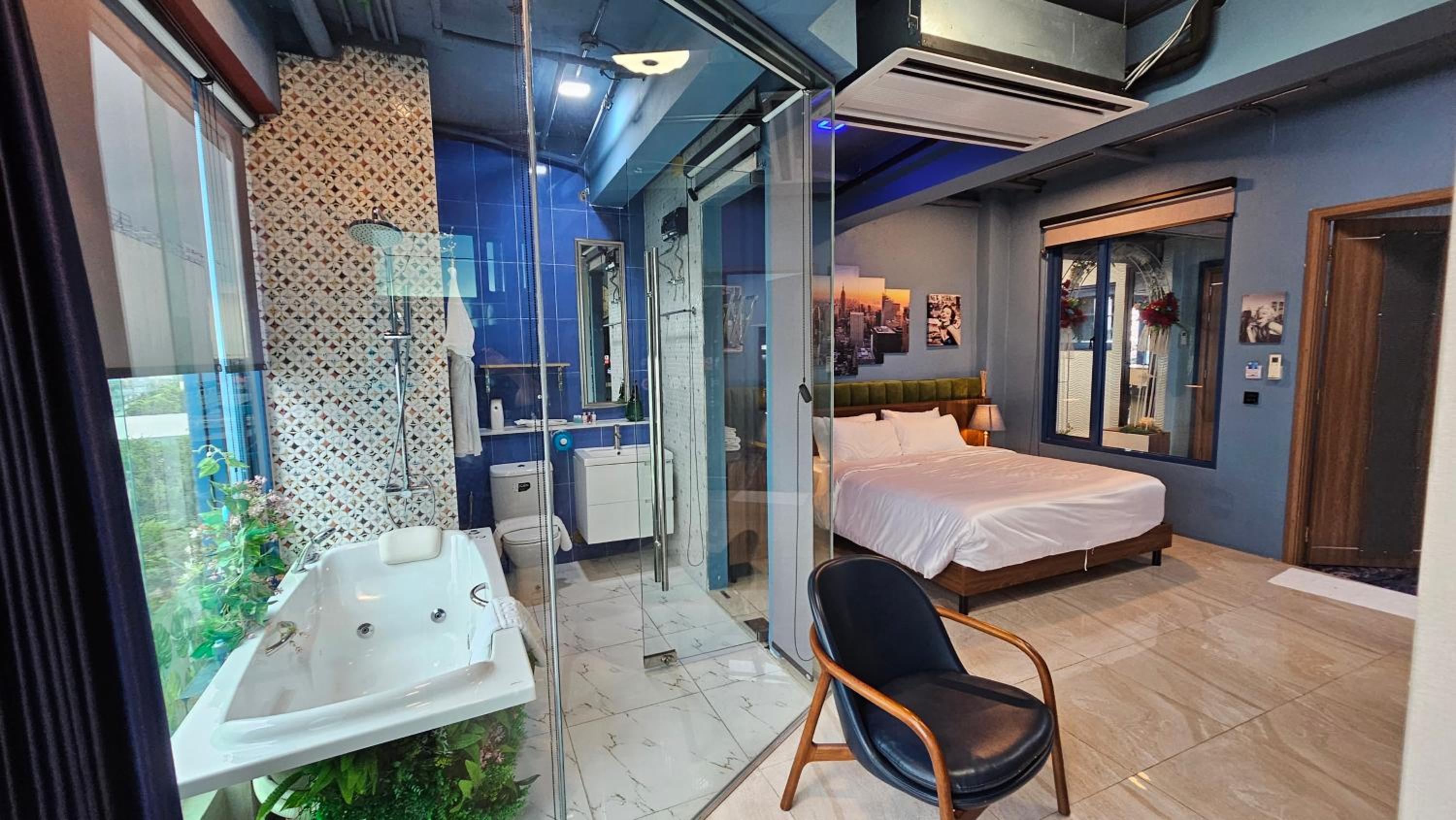 Vip Lounge With Jacuzzi And Living Dining Room