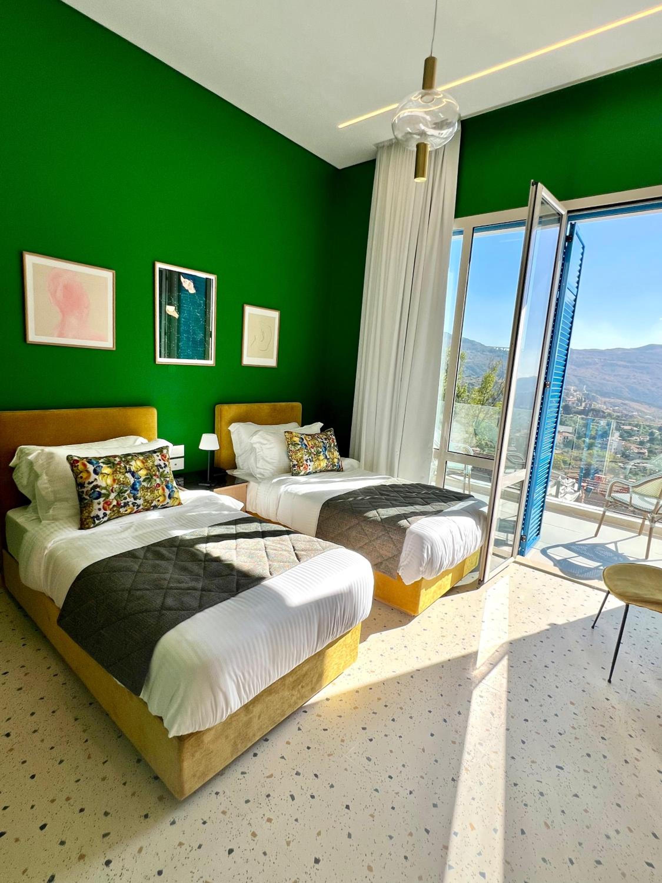 Twin Room with Pool View