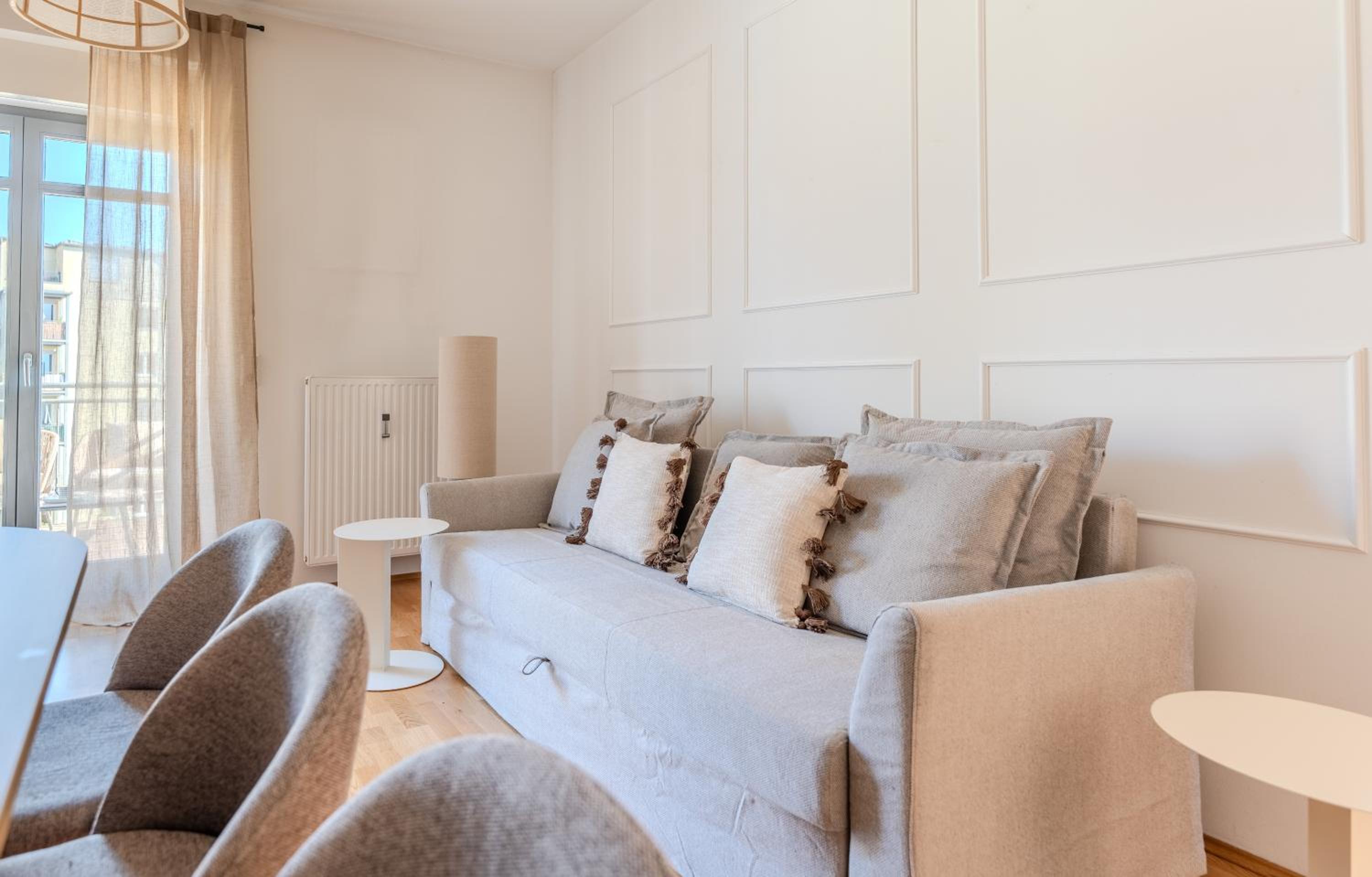 Three-Bedroom Apartment with Balcony