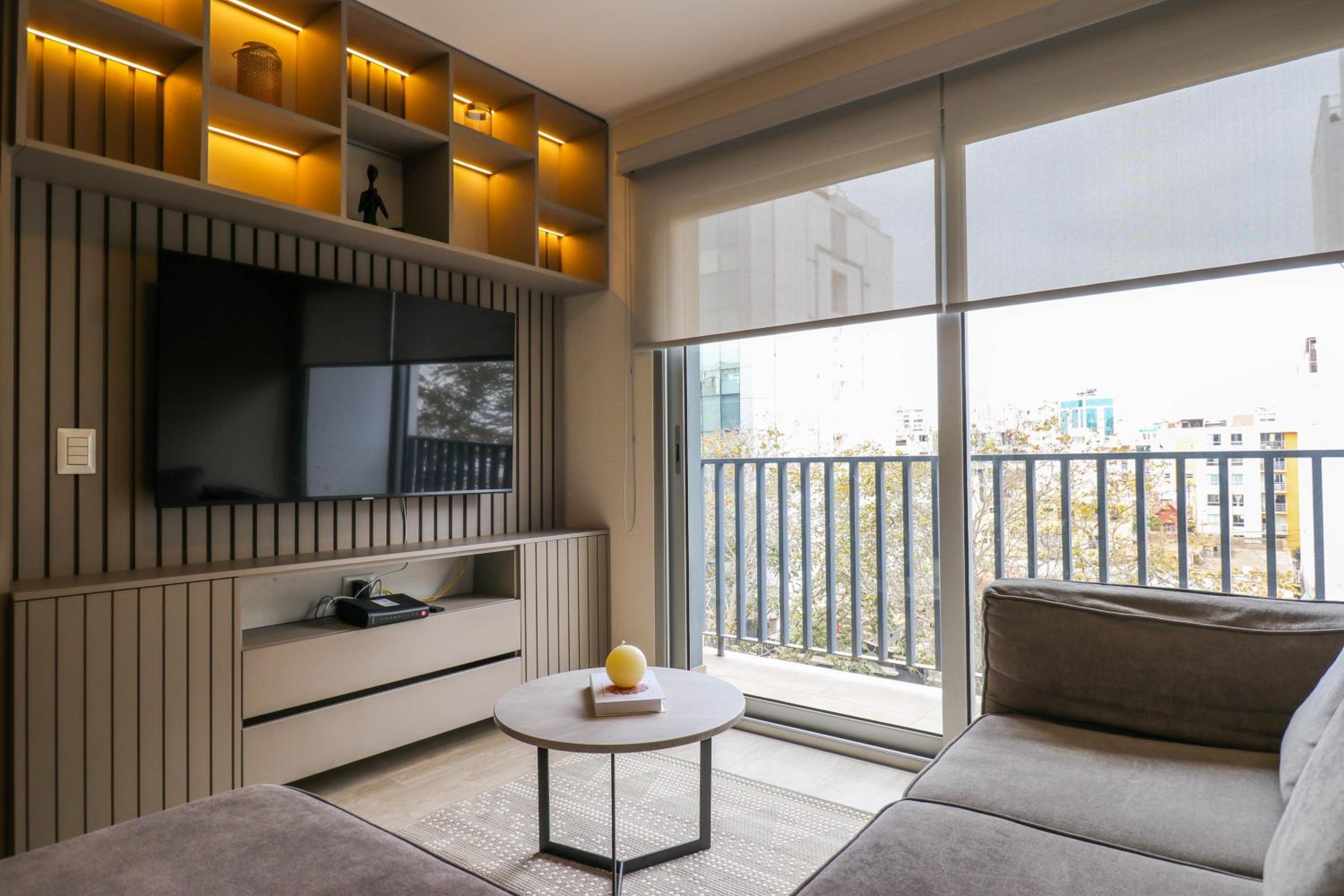 Three-Bedroom Apartment with Balcony