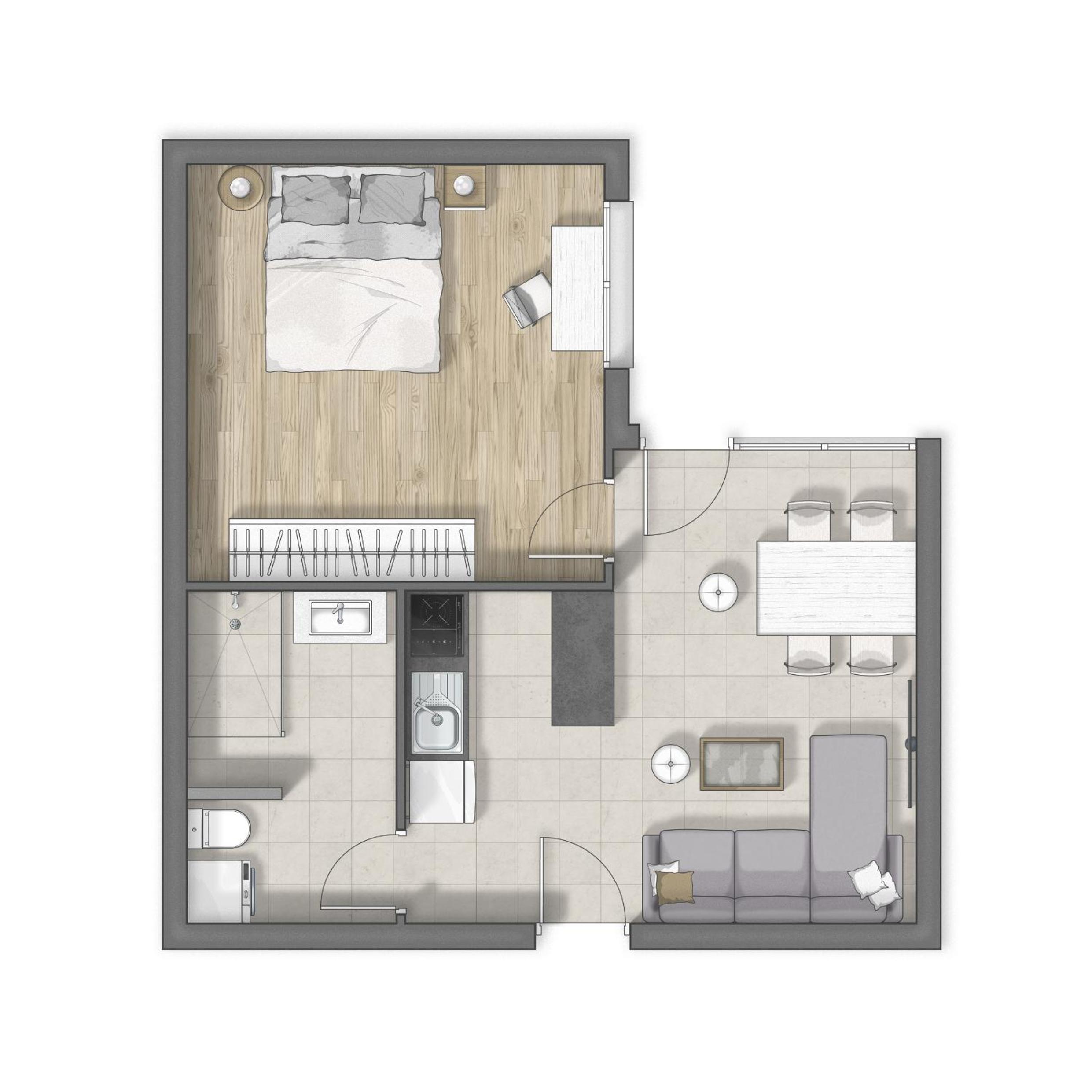One-Bedroom House photo 2