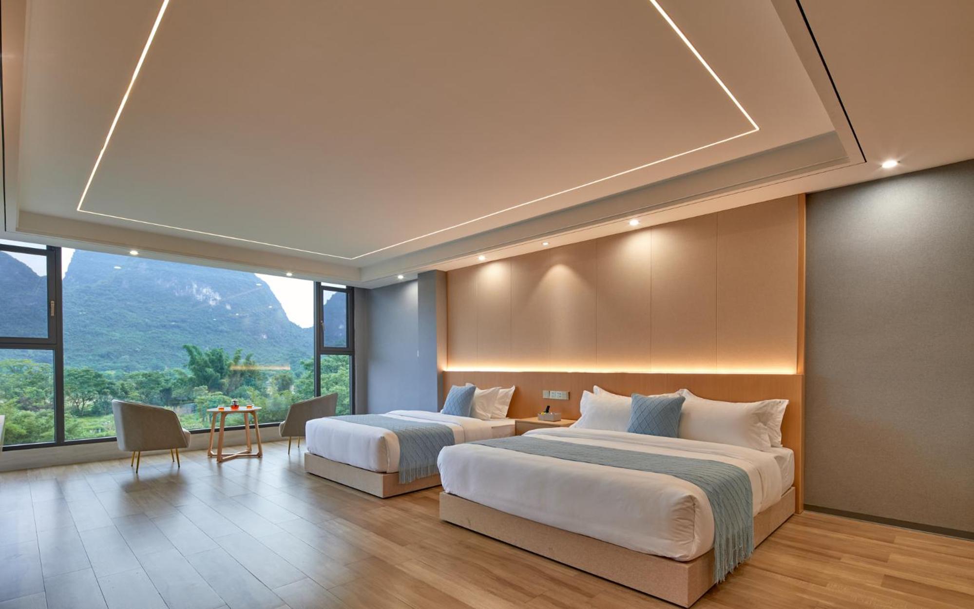 Family Room with Mountain View