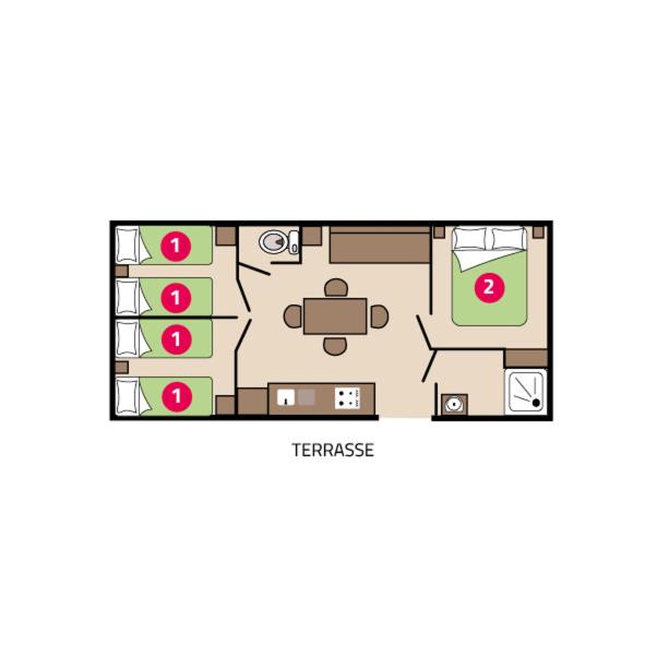Family Mobile Home (6 people) photo 3