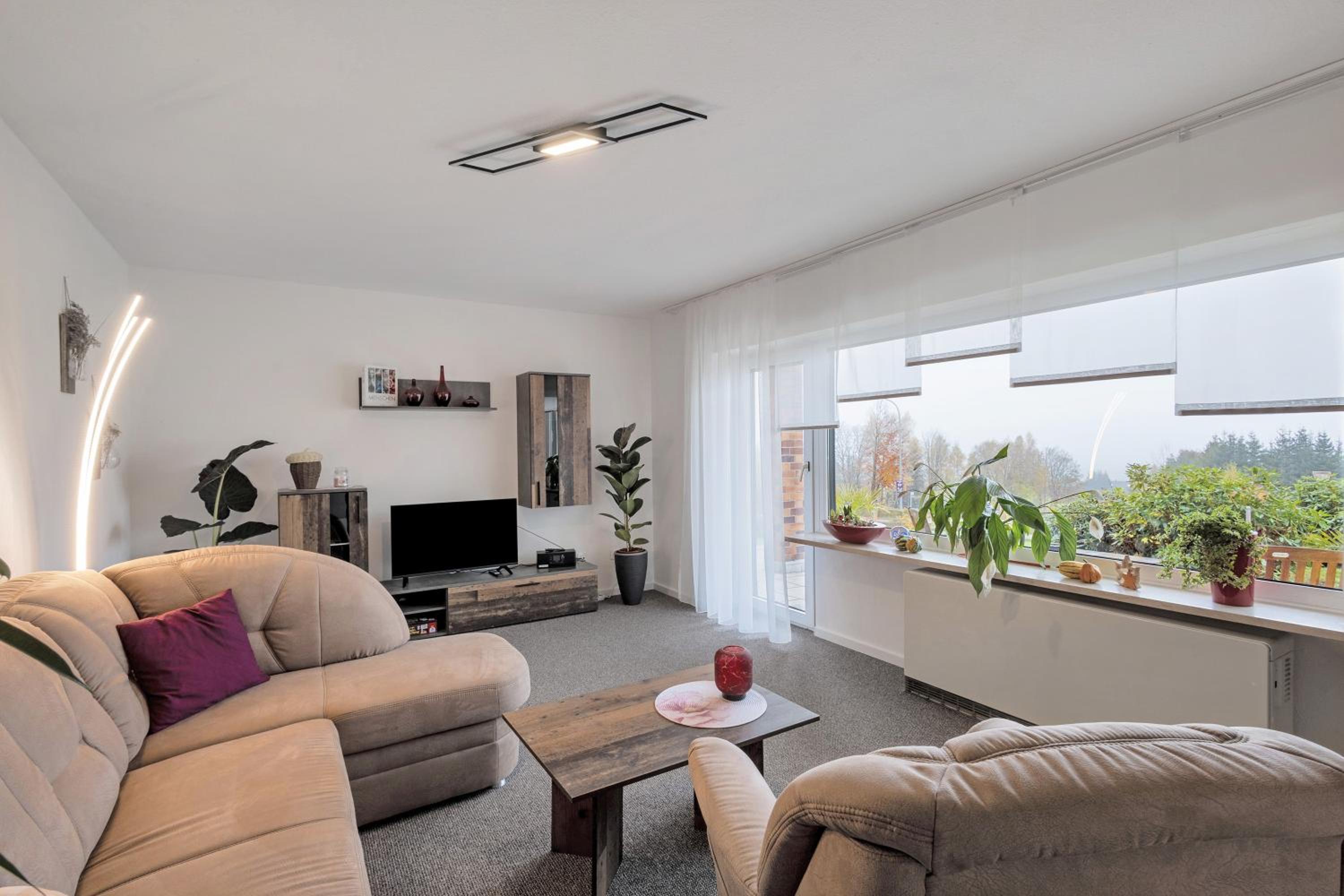 One-Bedroom Apartment with Garden View