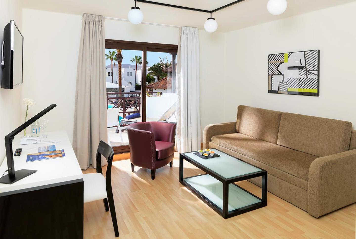 Suite con vista a la piscina