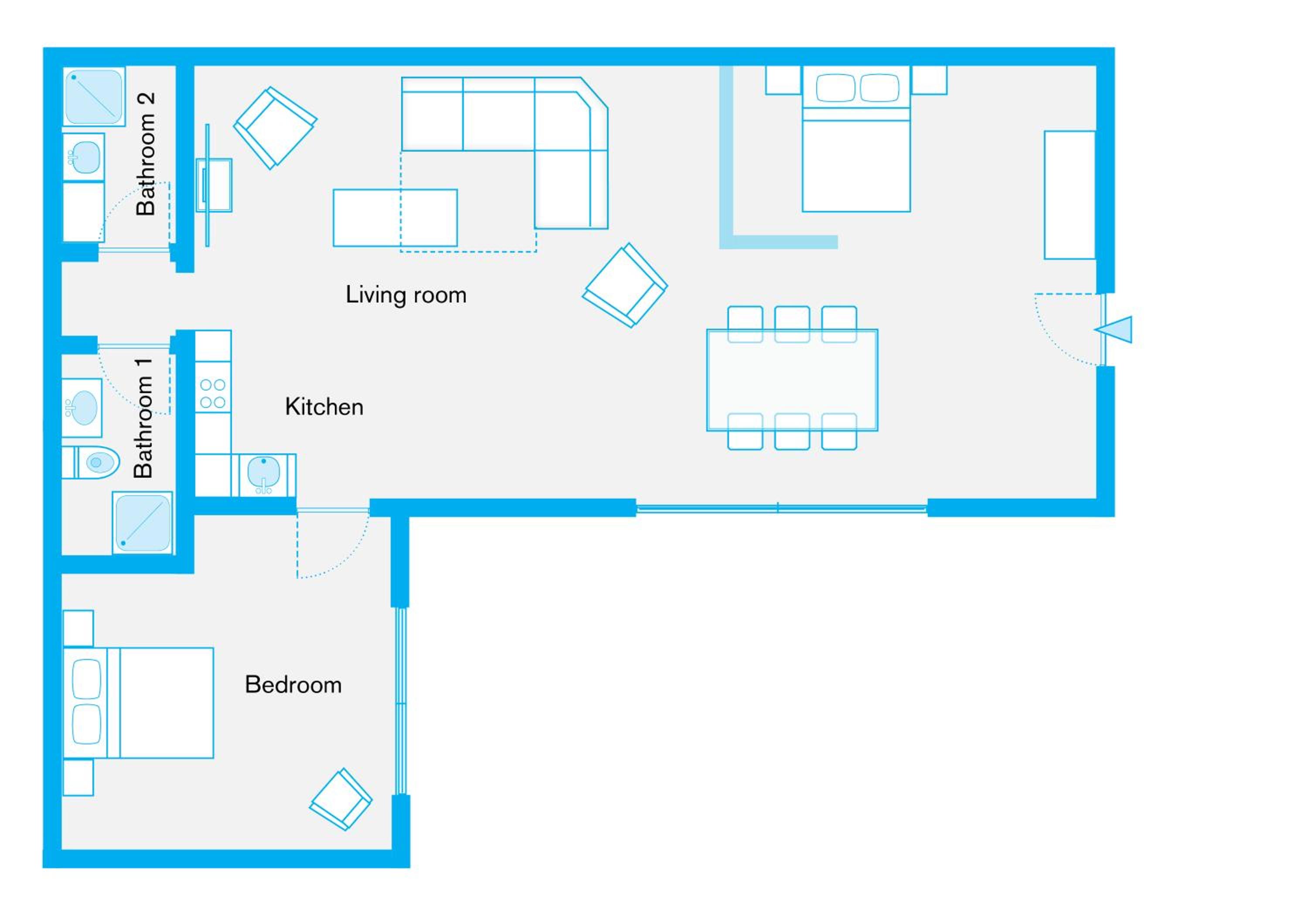 One-Bedroom Apartment - Ground Floor photo 1
