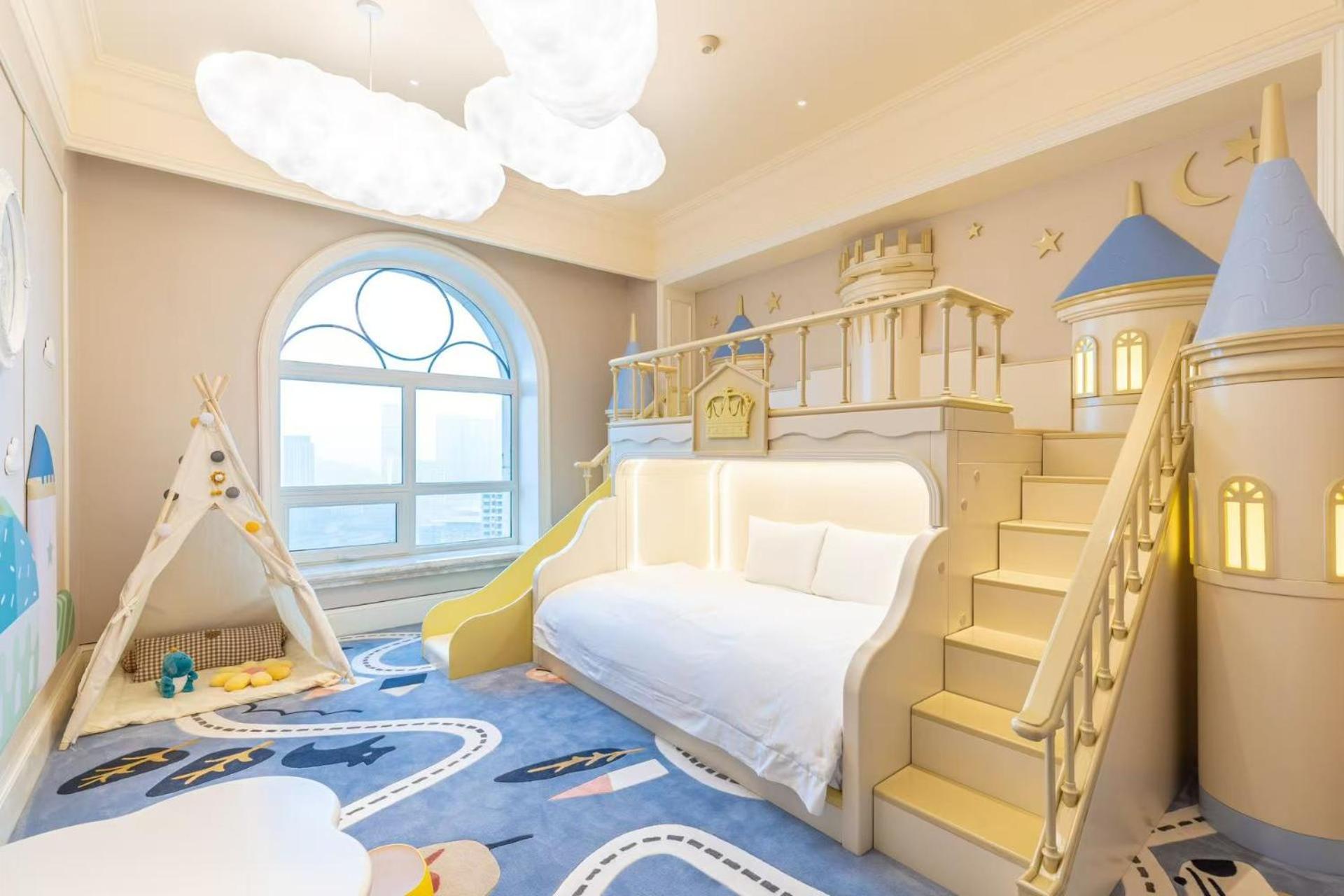 Joyful Castle Kids Suite with Partial City View