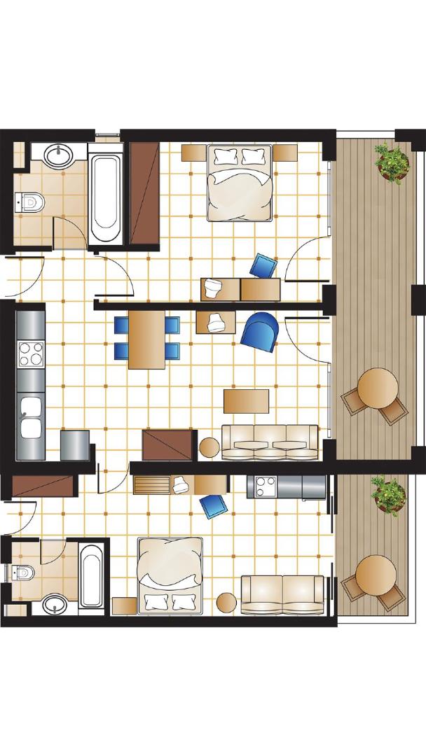 Casa Marina Family Apartment, Pool \ Garden View - Photo 6