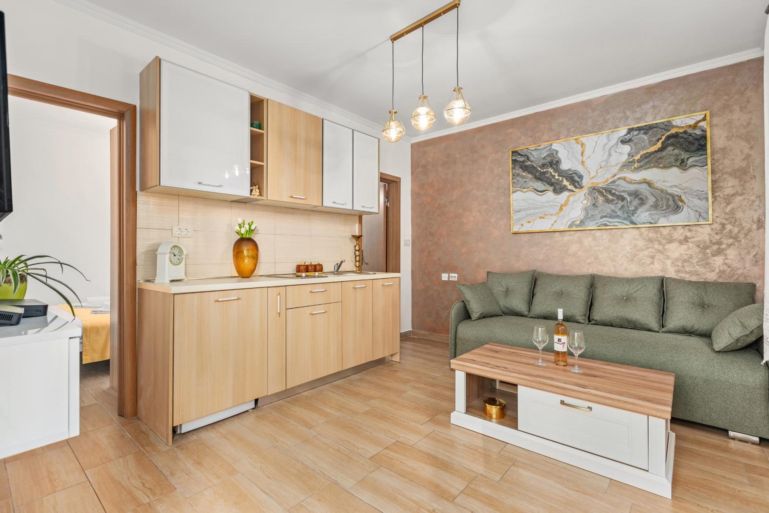 One-Bedroom Apartment with Terrace