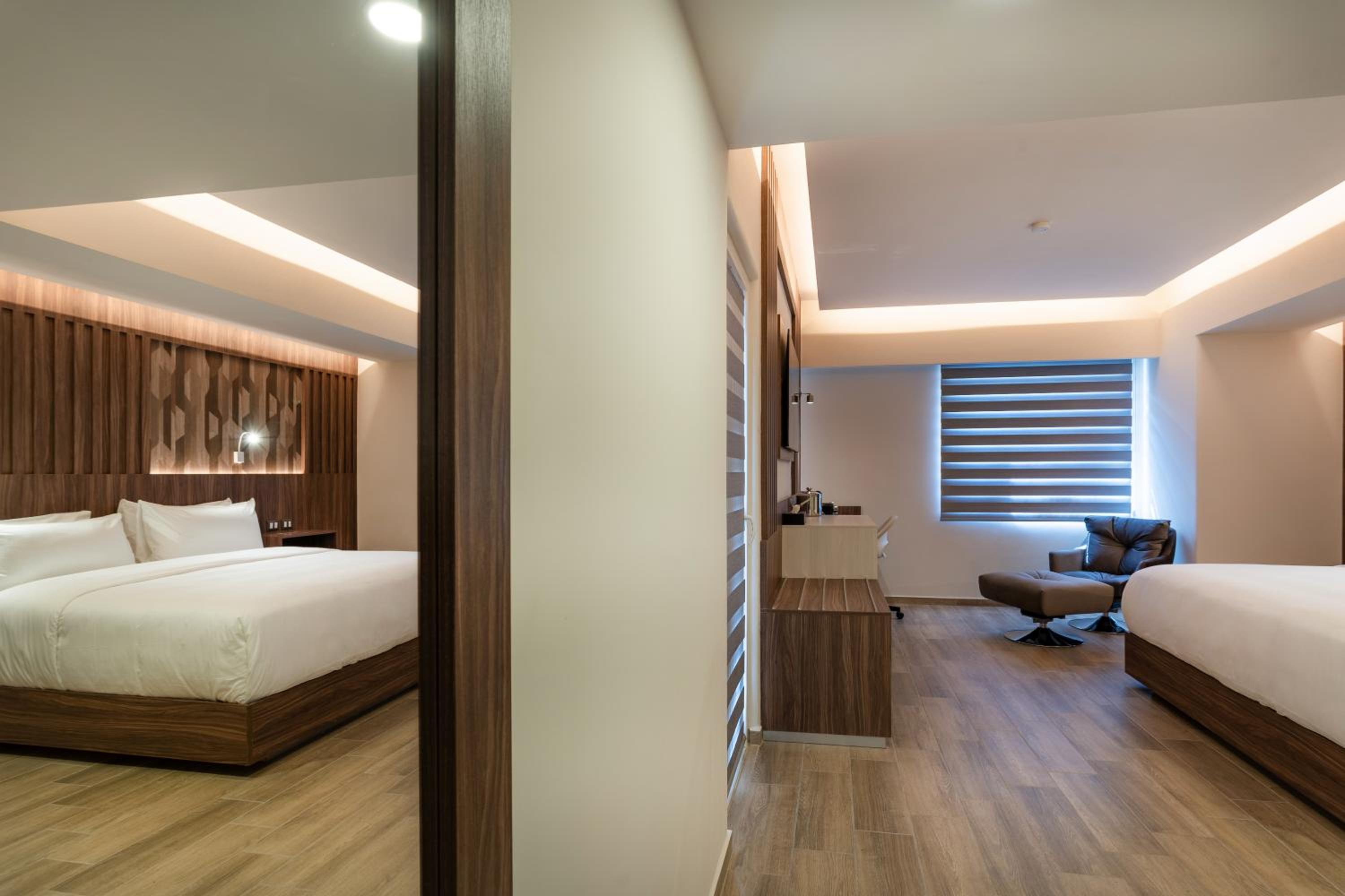 King Room with Balcony - Non Smoking/Interior Hall