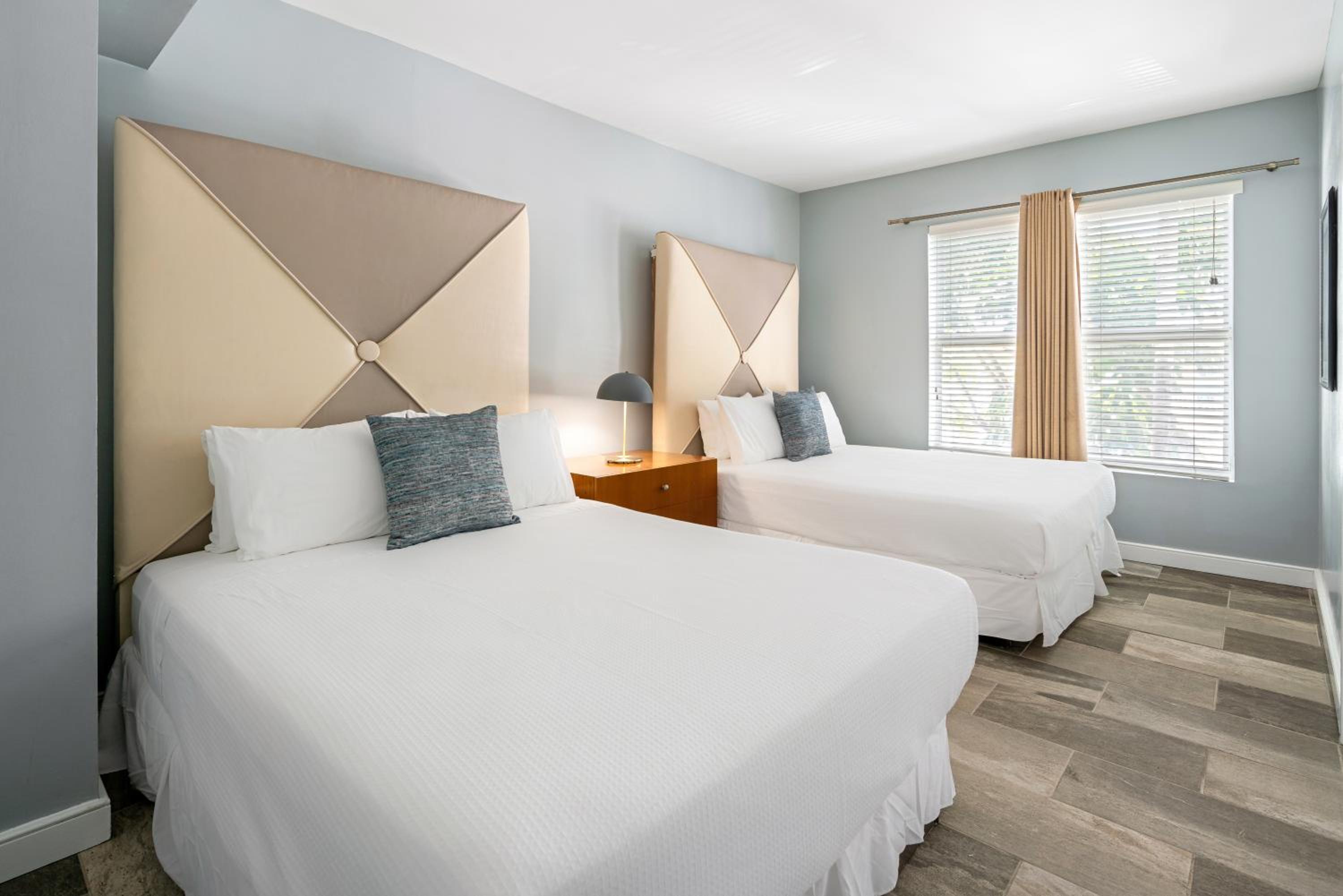 Accessible Double Queen Room - La Flora Building (Self Check-in)