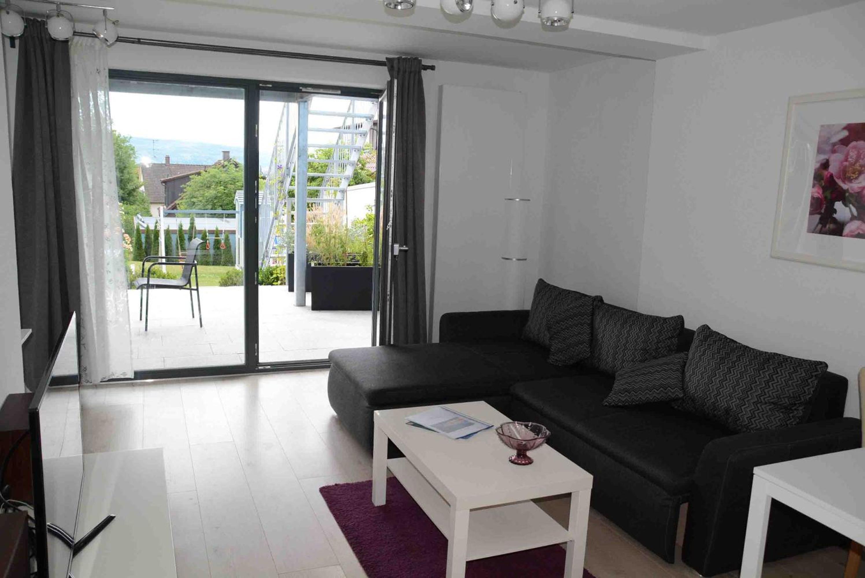 One-Bedroom Apartment with Garden View