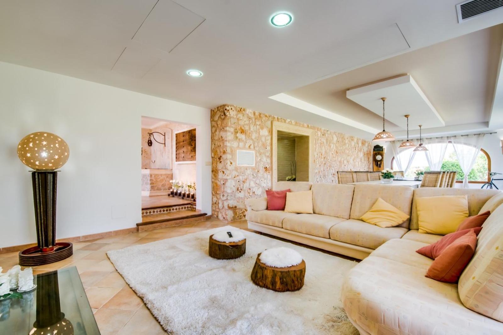 Villa con vistas al jardín