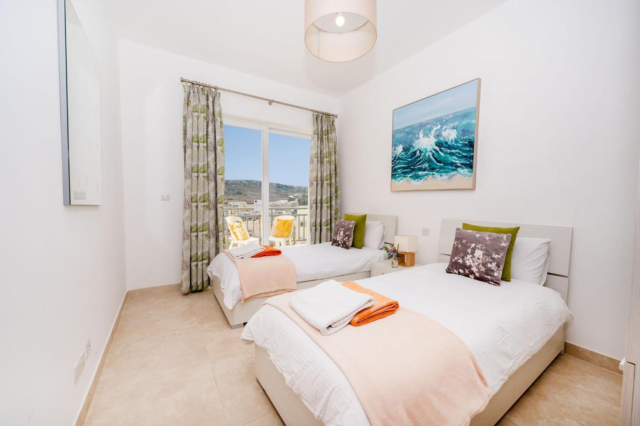 Three bedroom deluxe apartment with balcony 5th floor