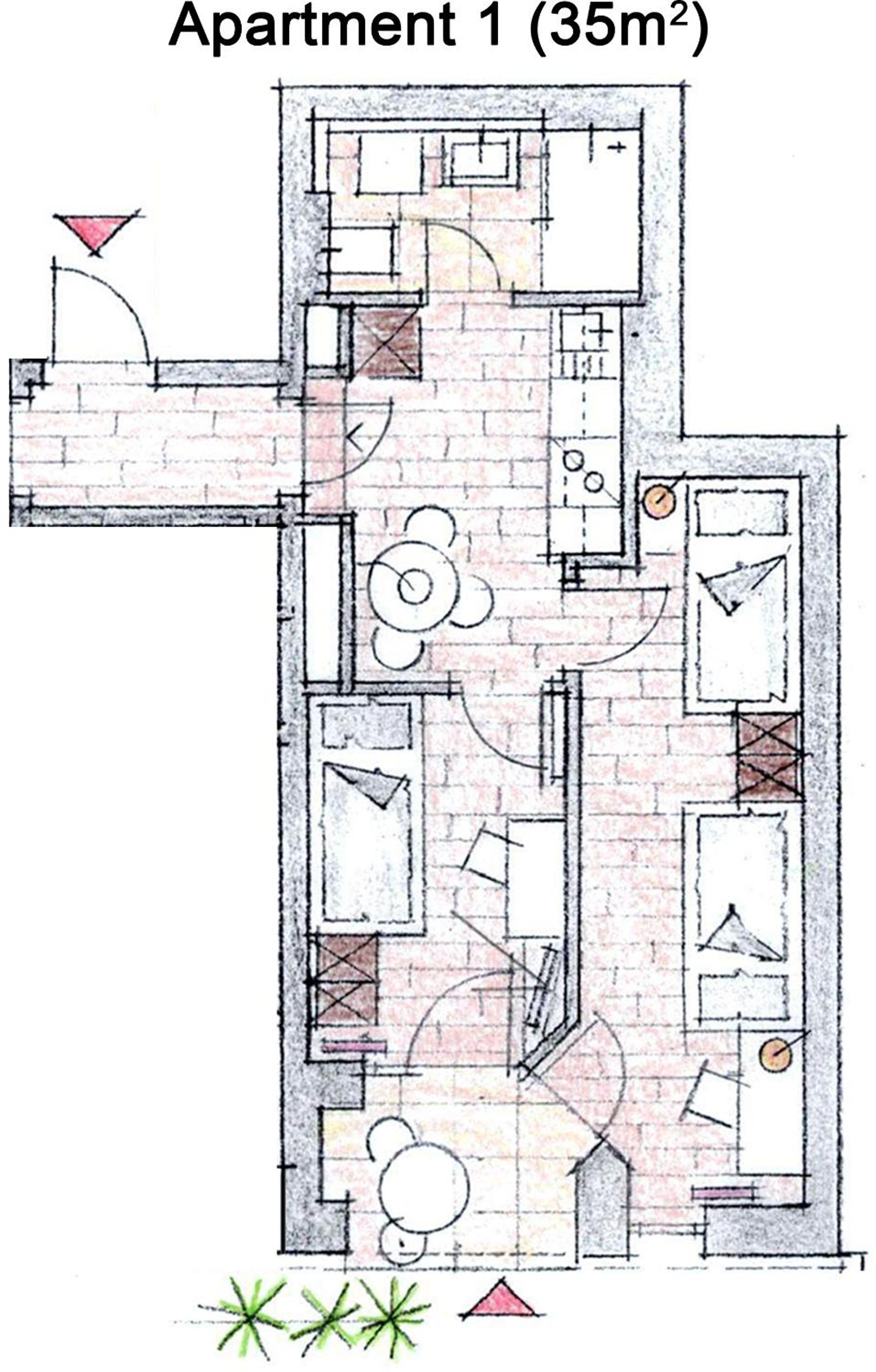 Two-Bedroom Apartment with Terrace photo 2