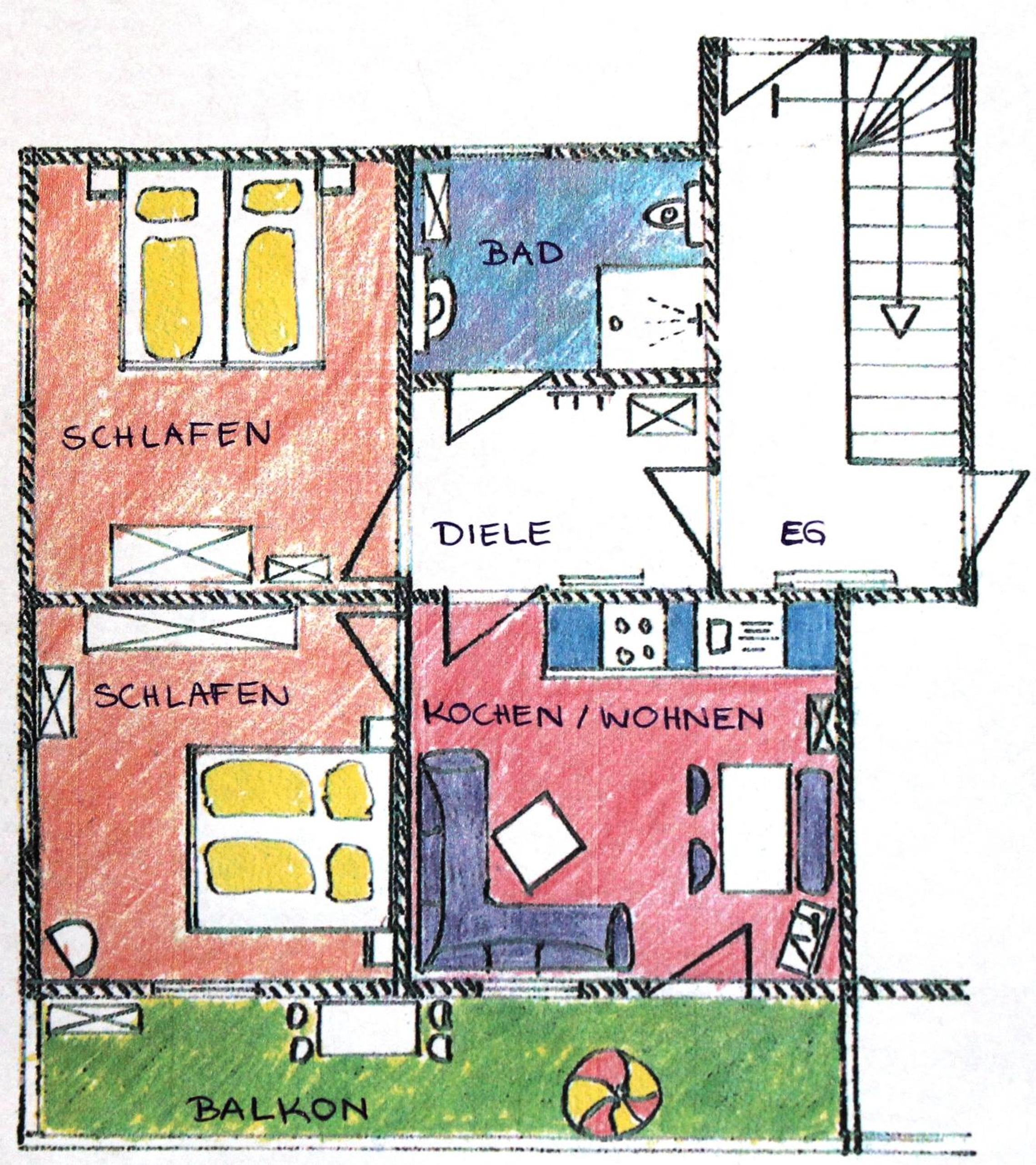 Apartment with Balcony photo 3