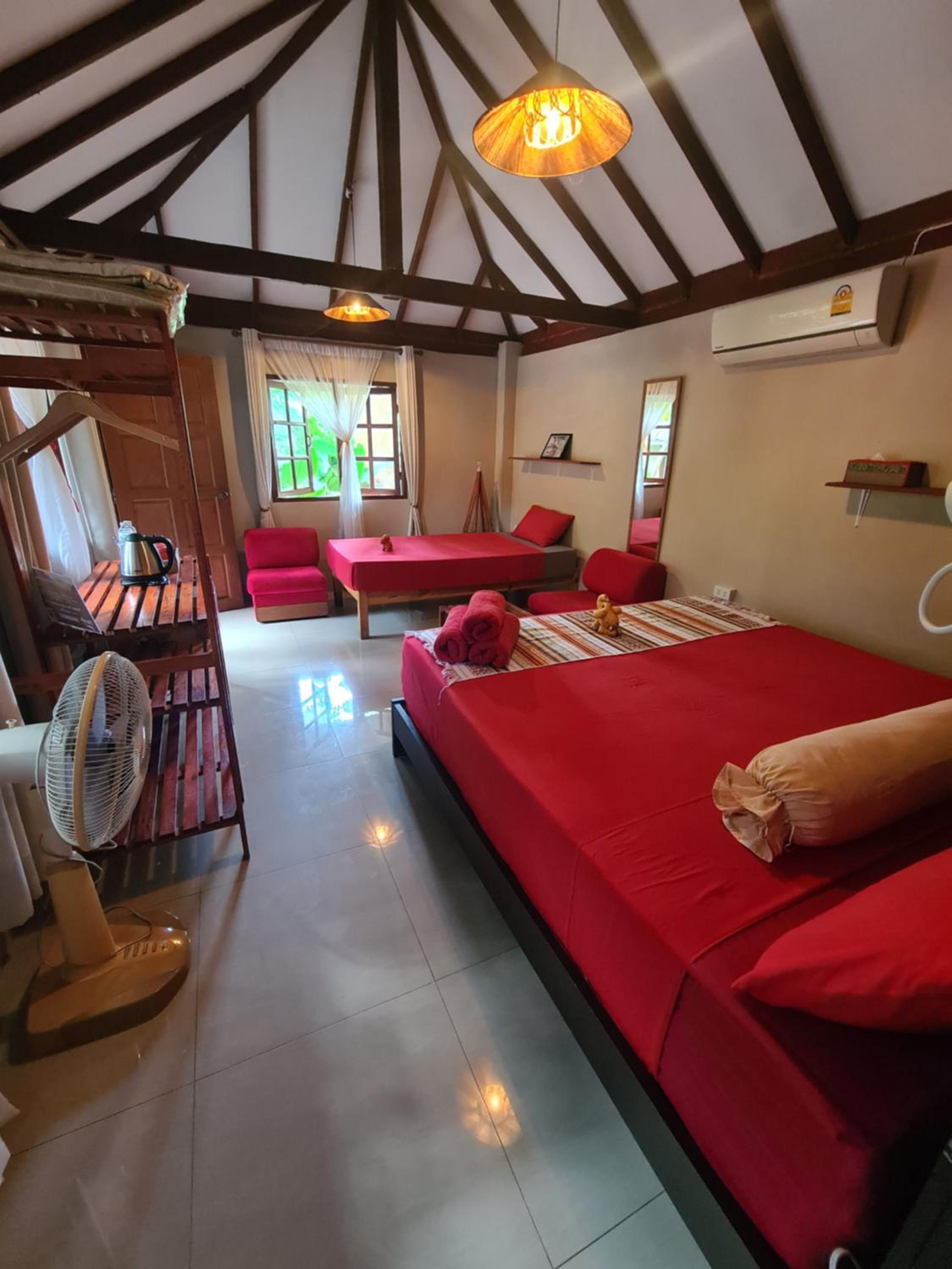 Chambre Triple avec Terrasse