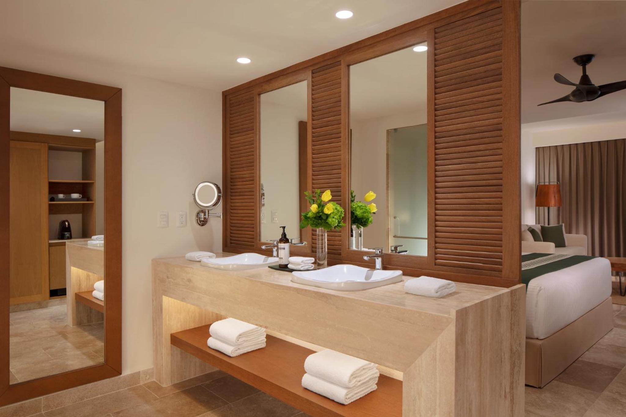 Relax in this luxurious spa-like bathroom retreat.