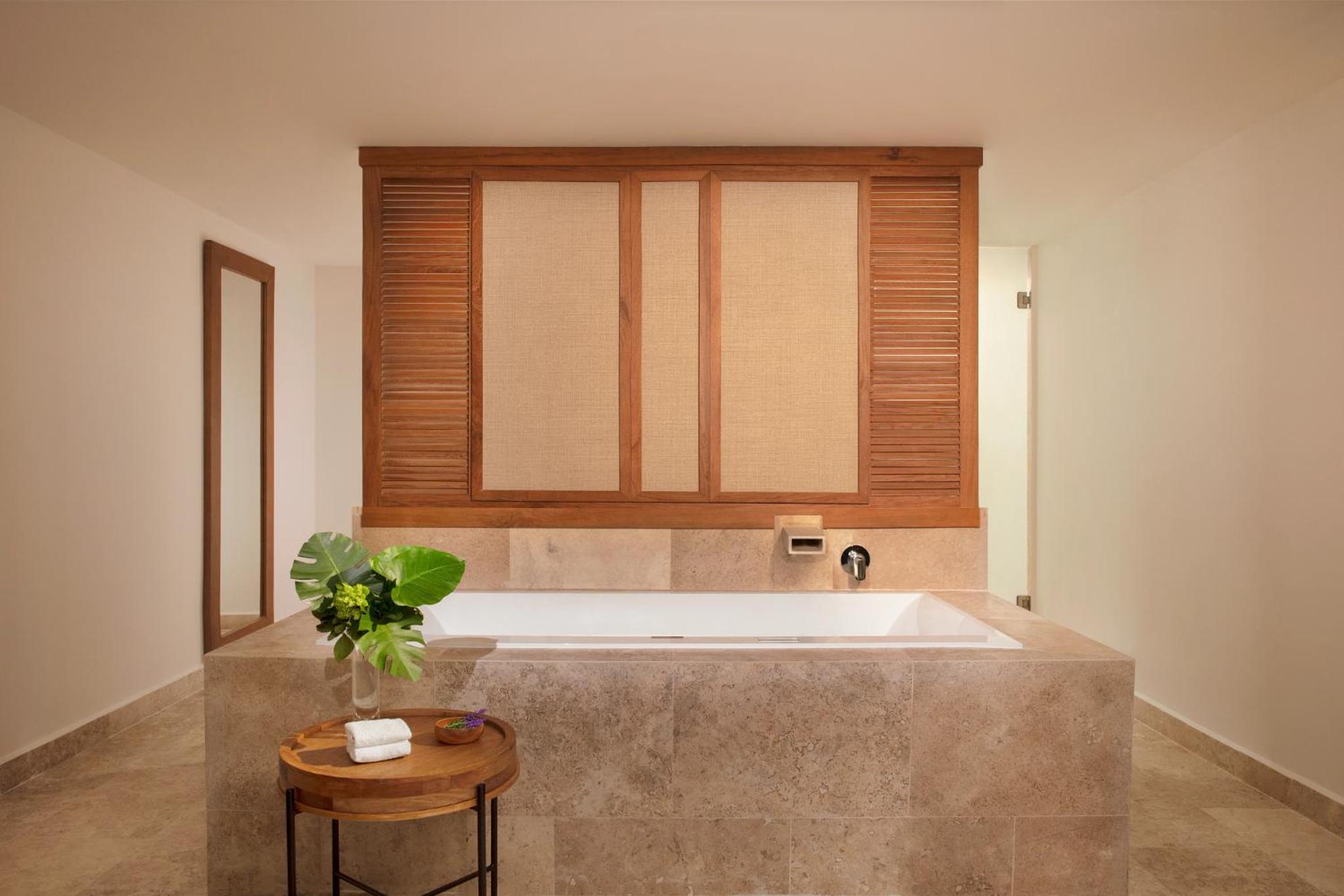 Relax in this luxurious spa-like retreat.