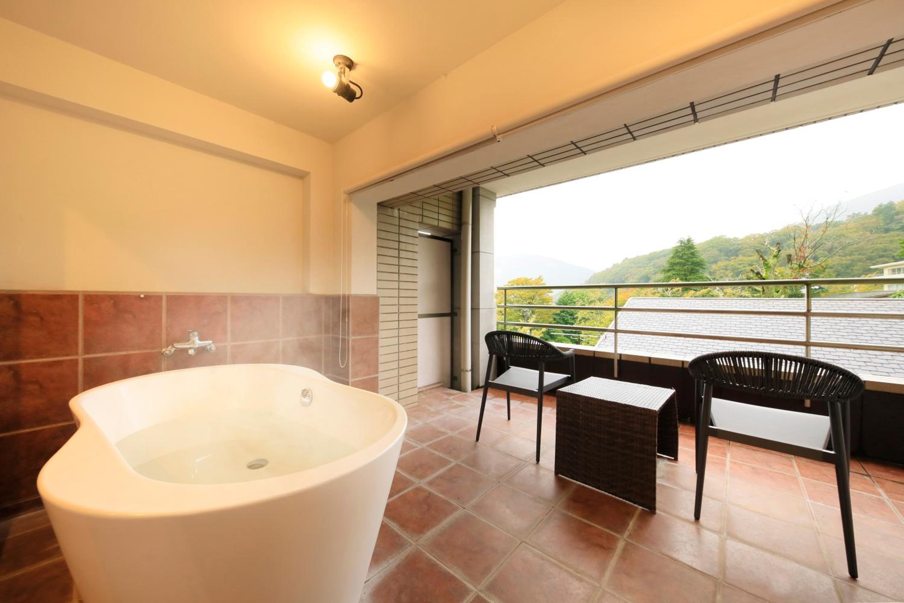 Twin Room with Open-Air Bath - Photo 3