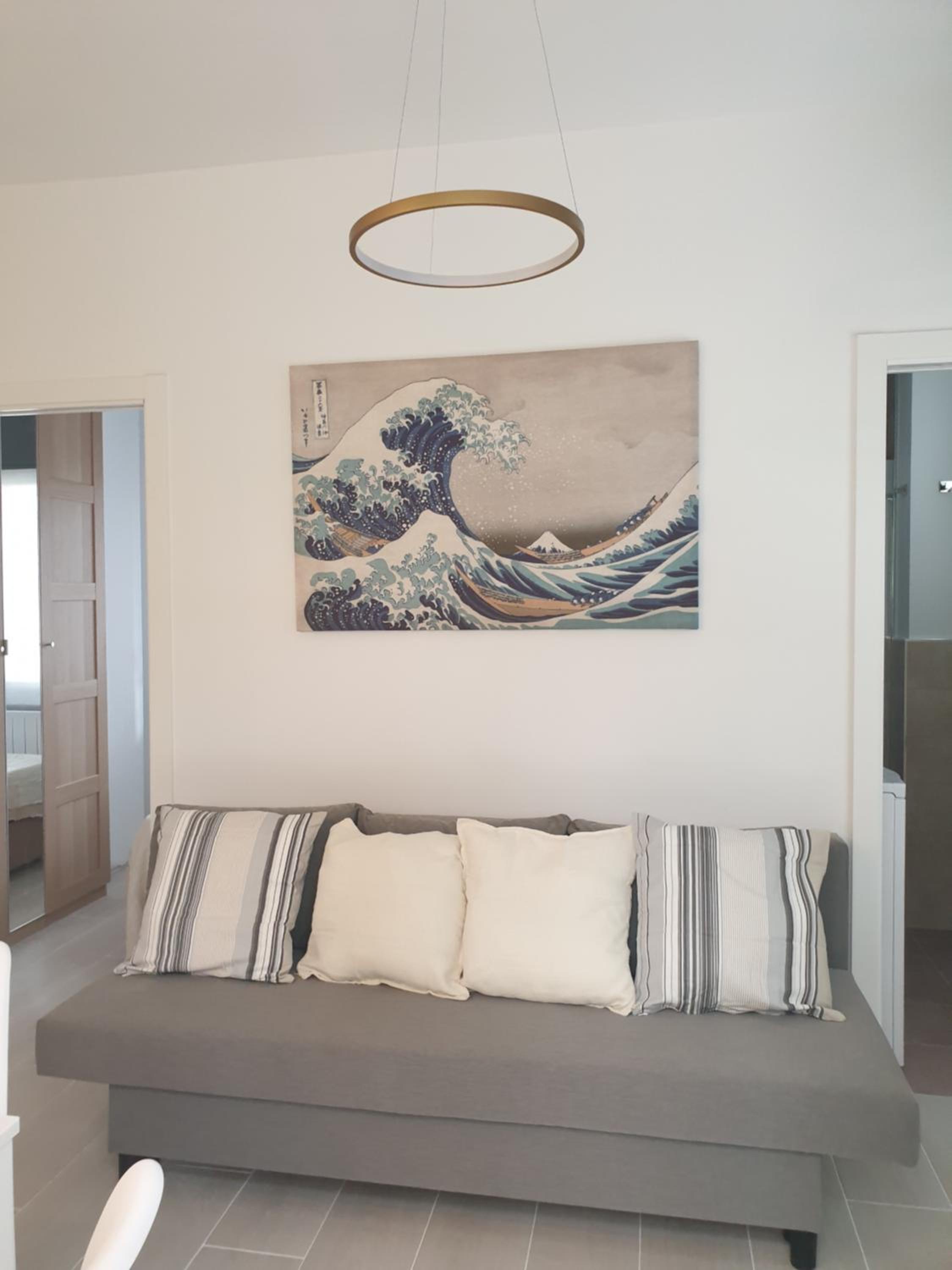 Apartamento de una habitación con vista.