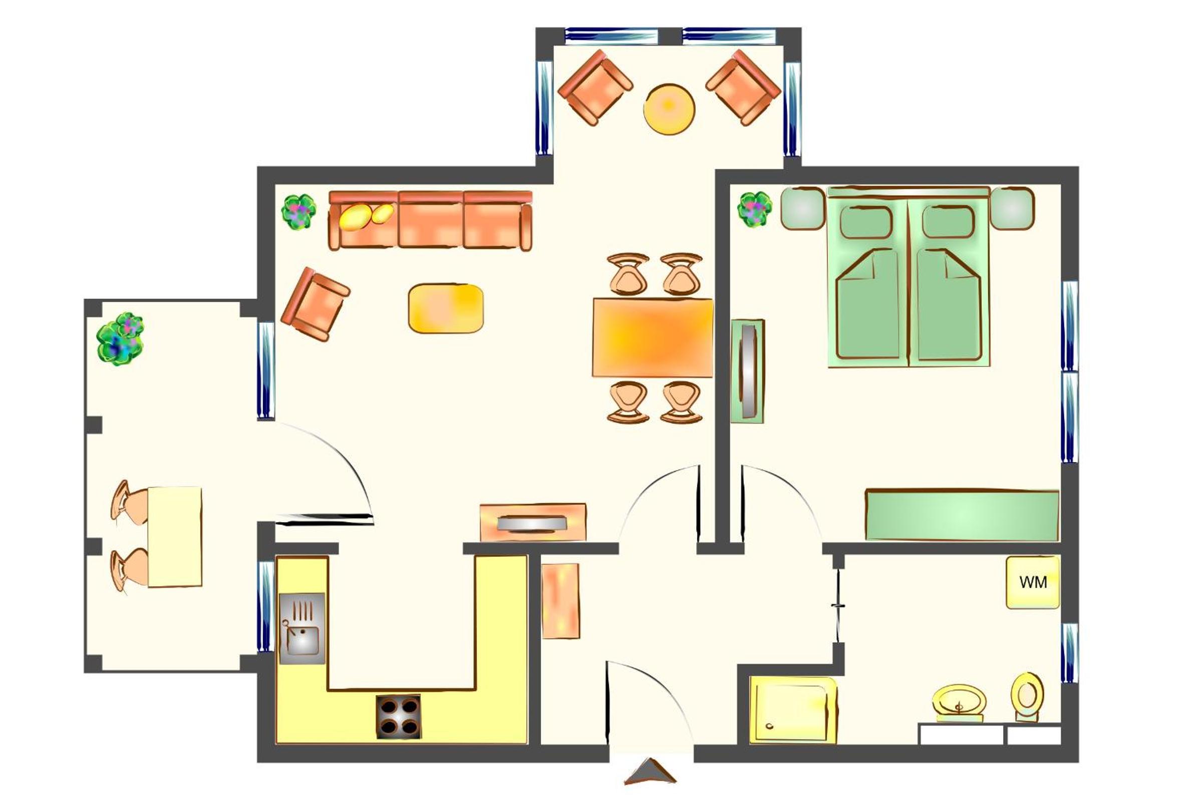 One-Bedroom Apartment photo 2