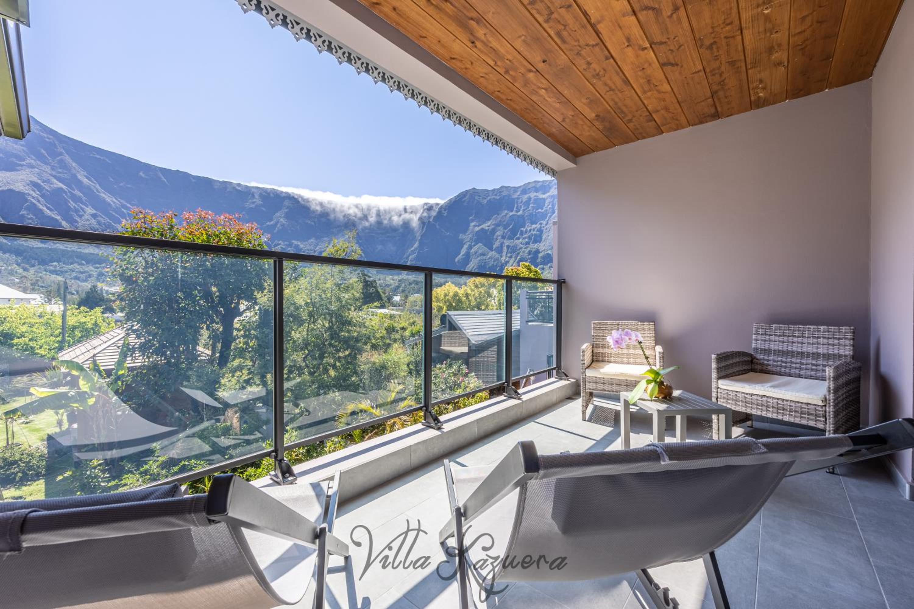 Chambre Piton des neiges - Terrasse