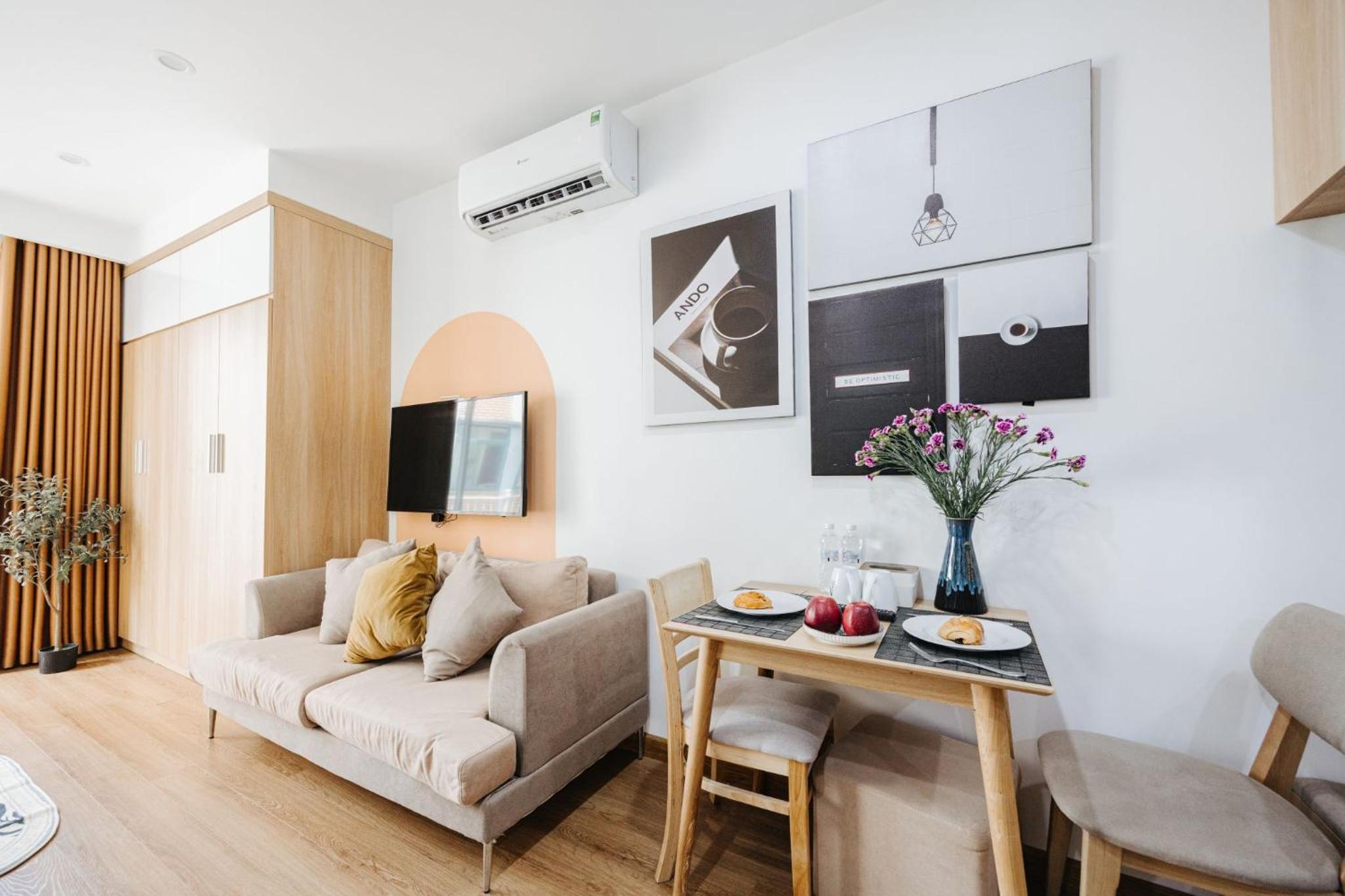 Studio with Balcony