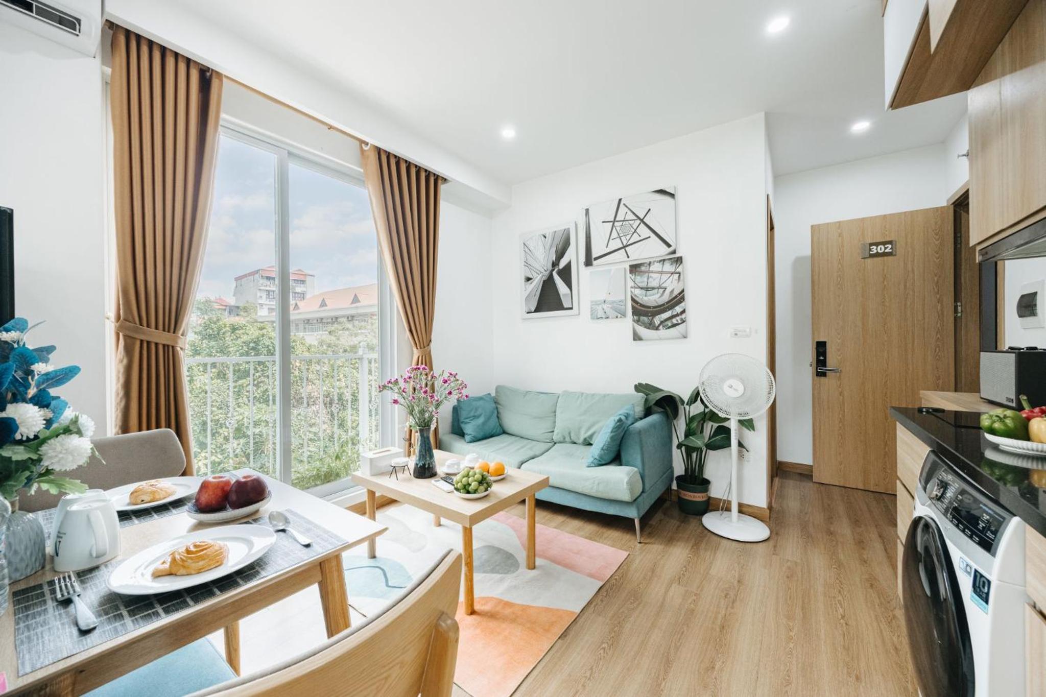 Studio with Balcony