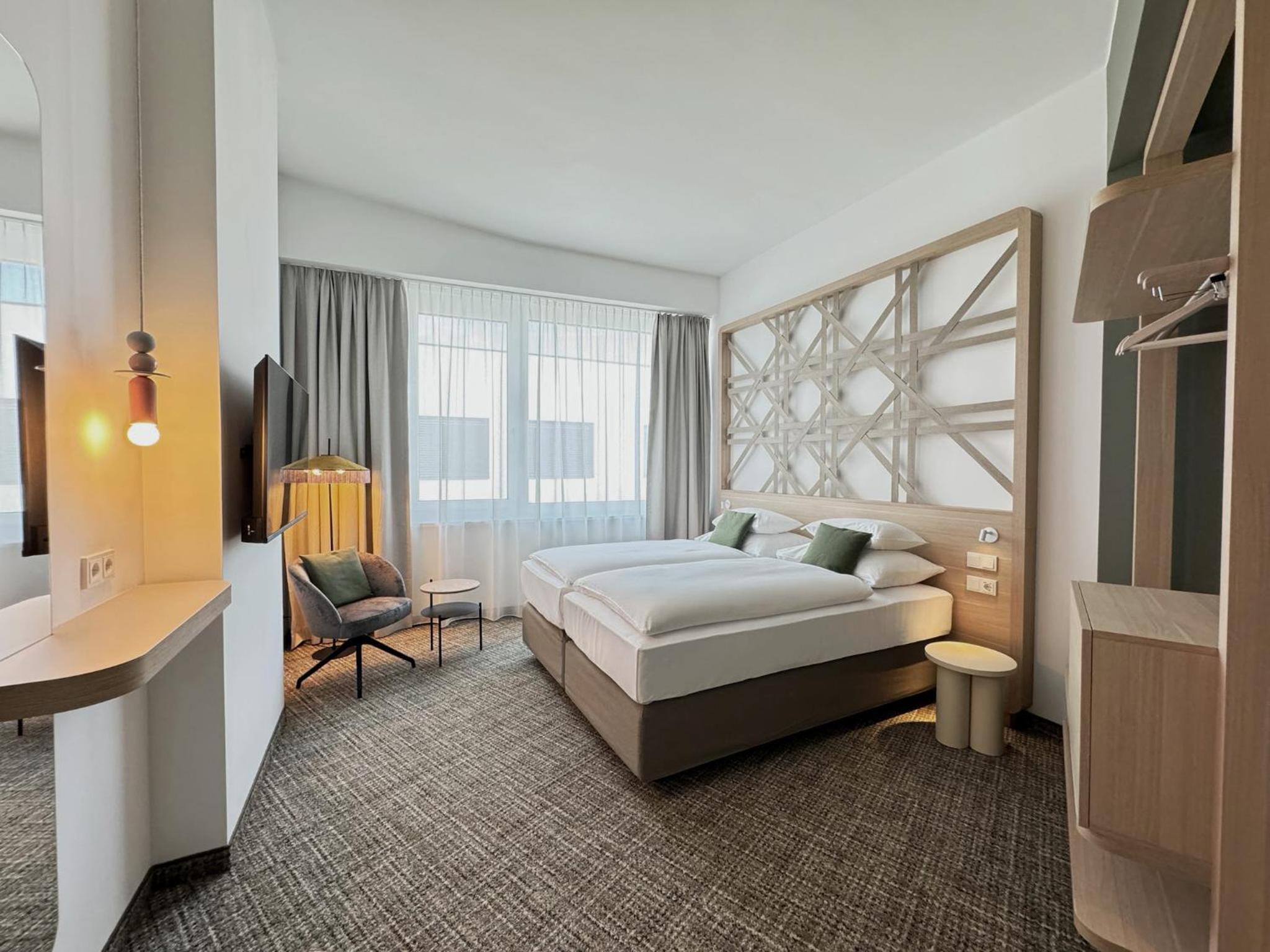 双人房或双床房