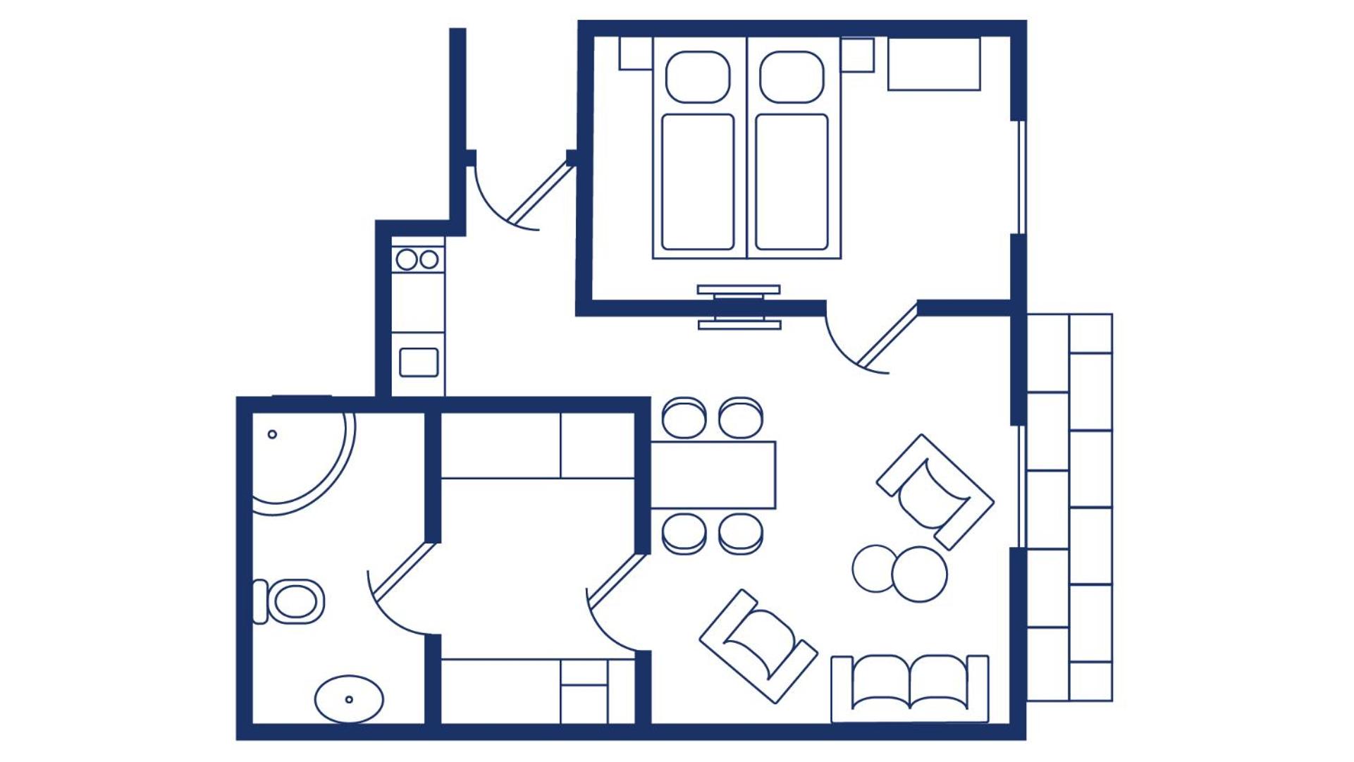 One-Bedroom Apartment - Ground Floor photo 2
