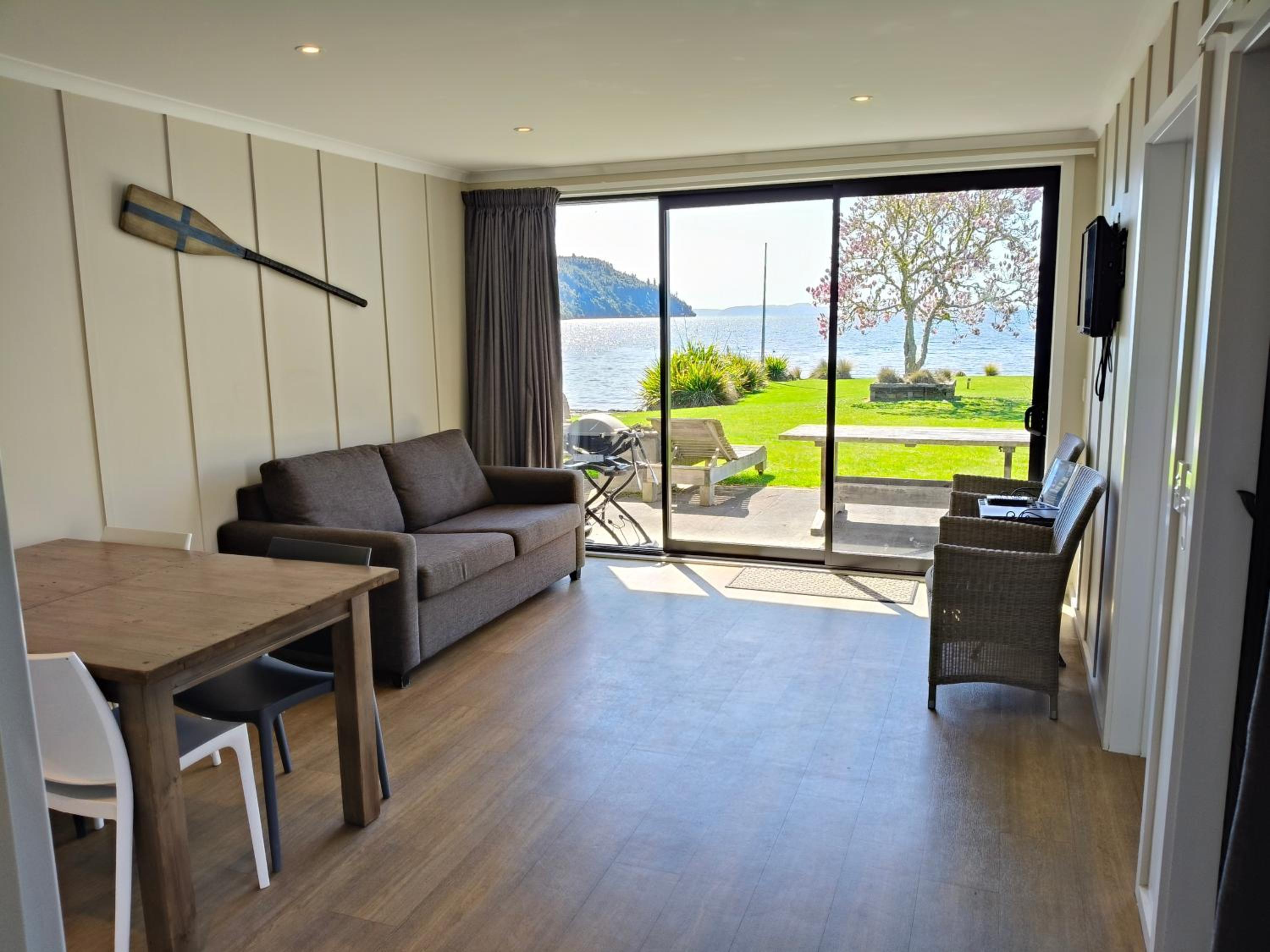 Deluxe One-Bedroom Apartment with Garden View
