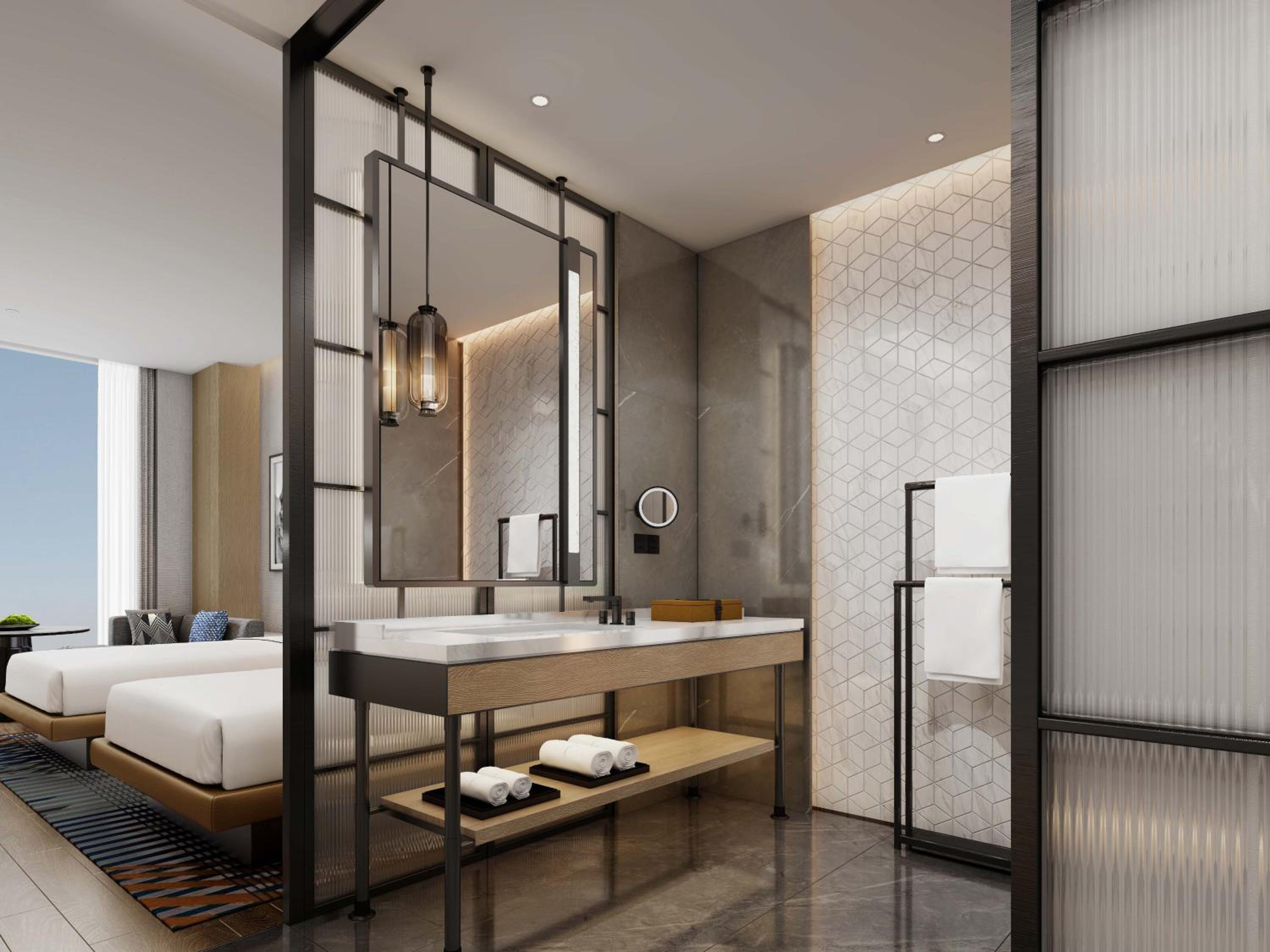 Executive Double Room with Two Double Beds - Club Lounge Access photo 2